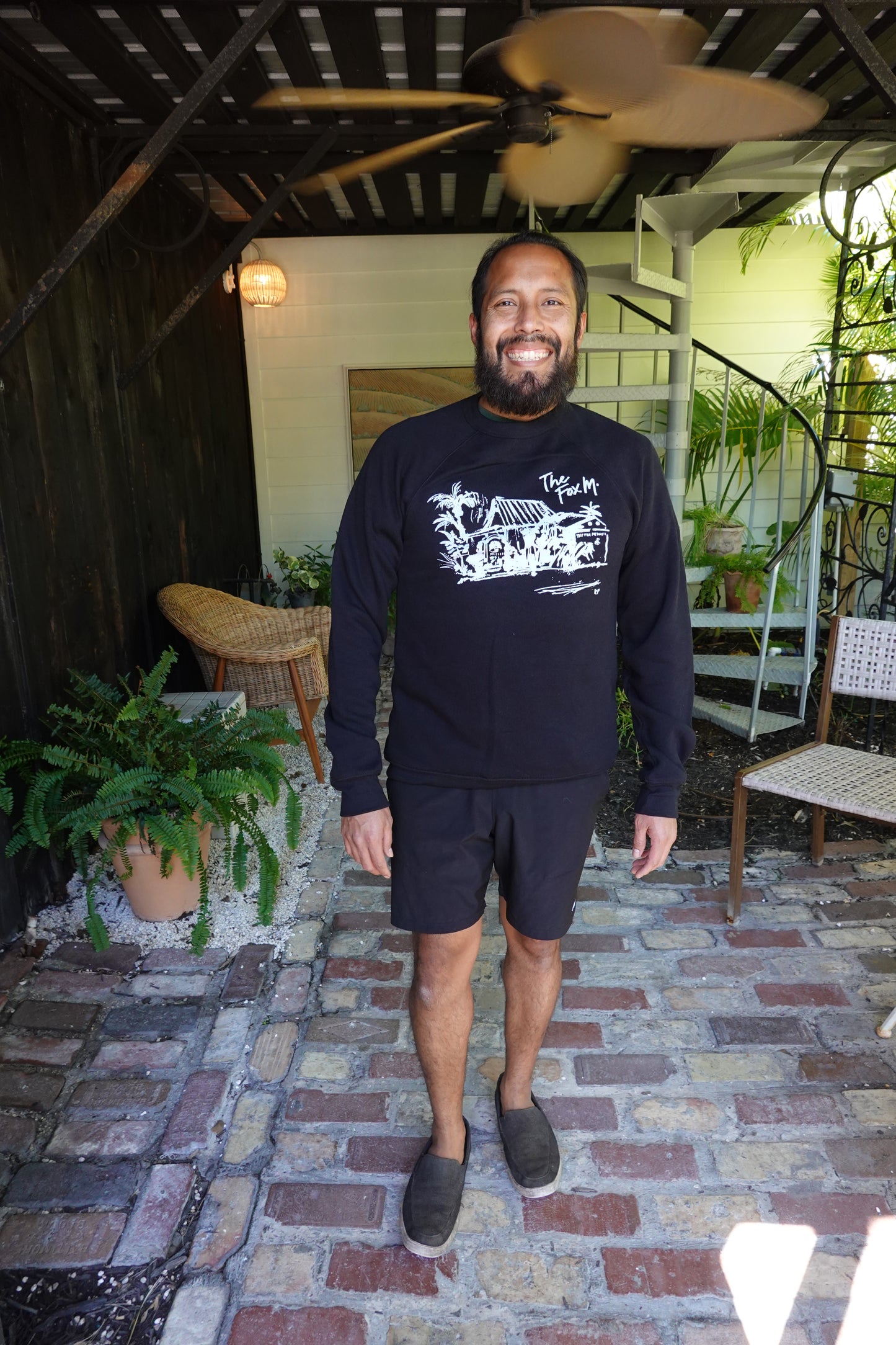 Midnight Fox M. Crewneck