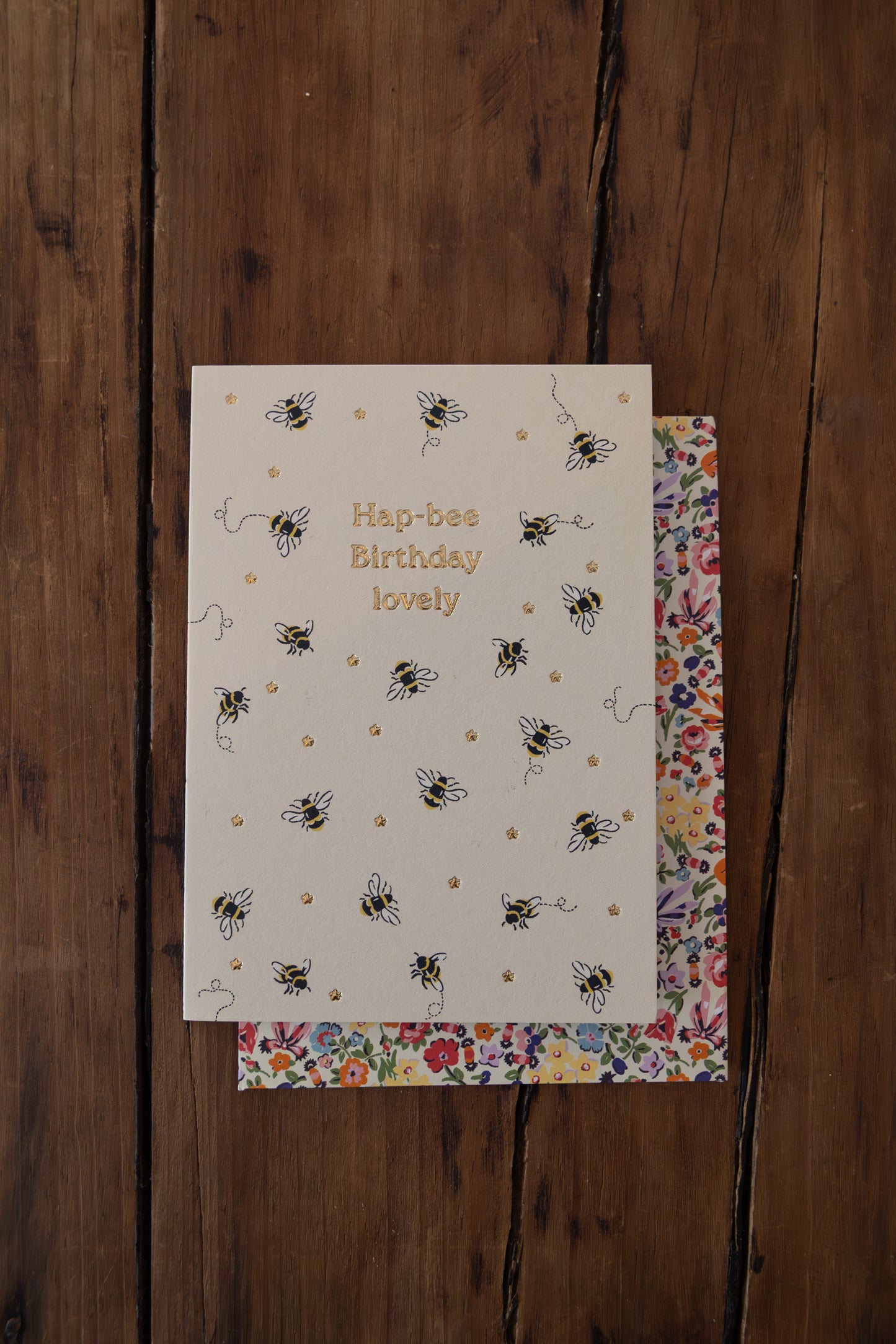 Hap-bee Birthday Card