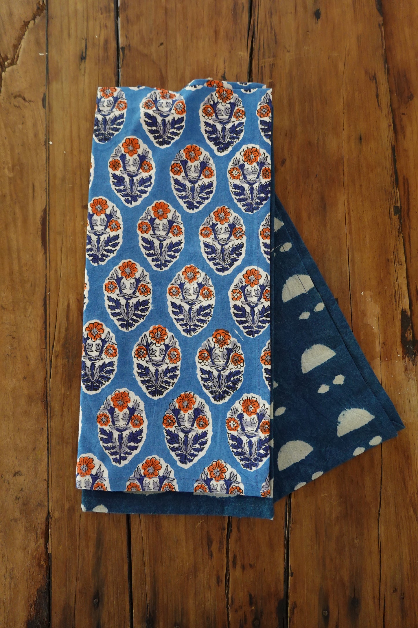 Vista Block Printed Dishtowel, Set of 2