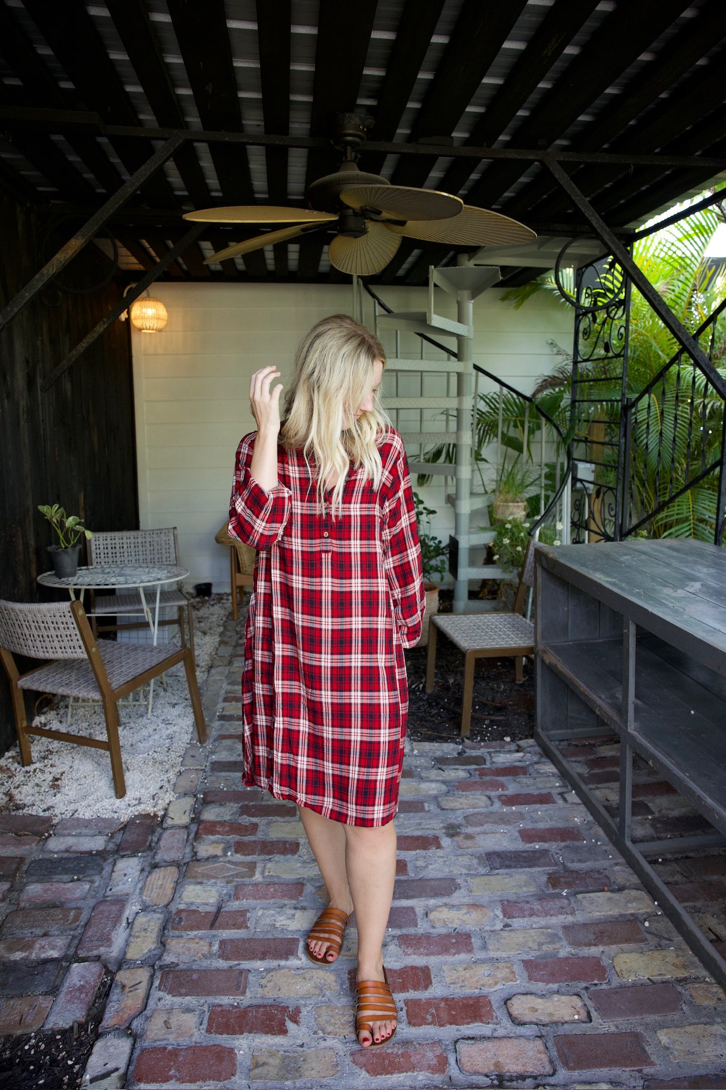 Jill Plaid Dress