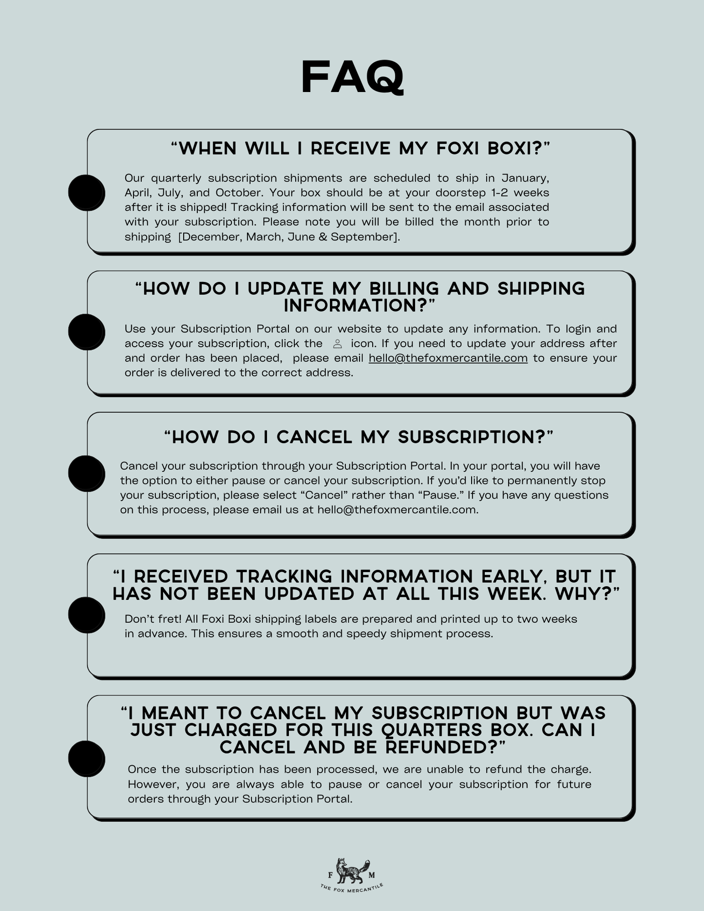 Foxi Boxi Subscription