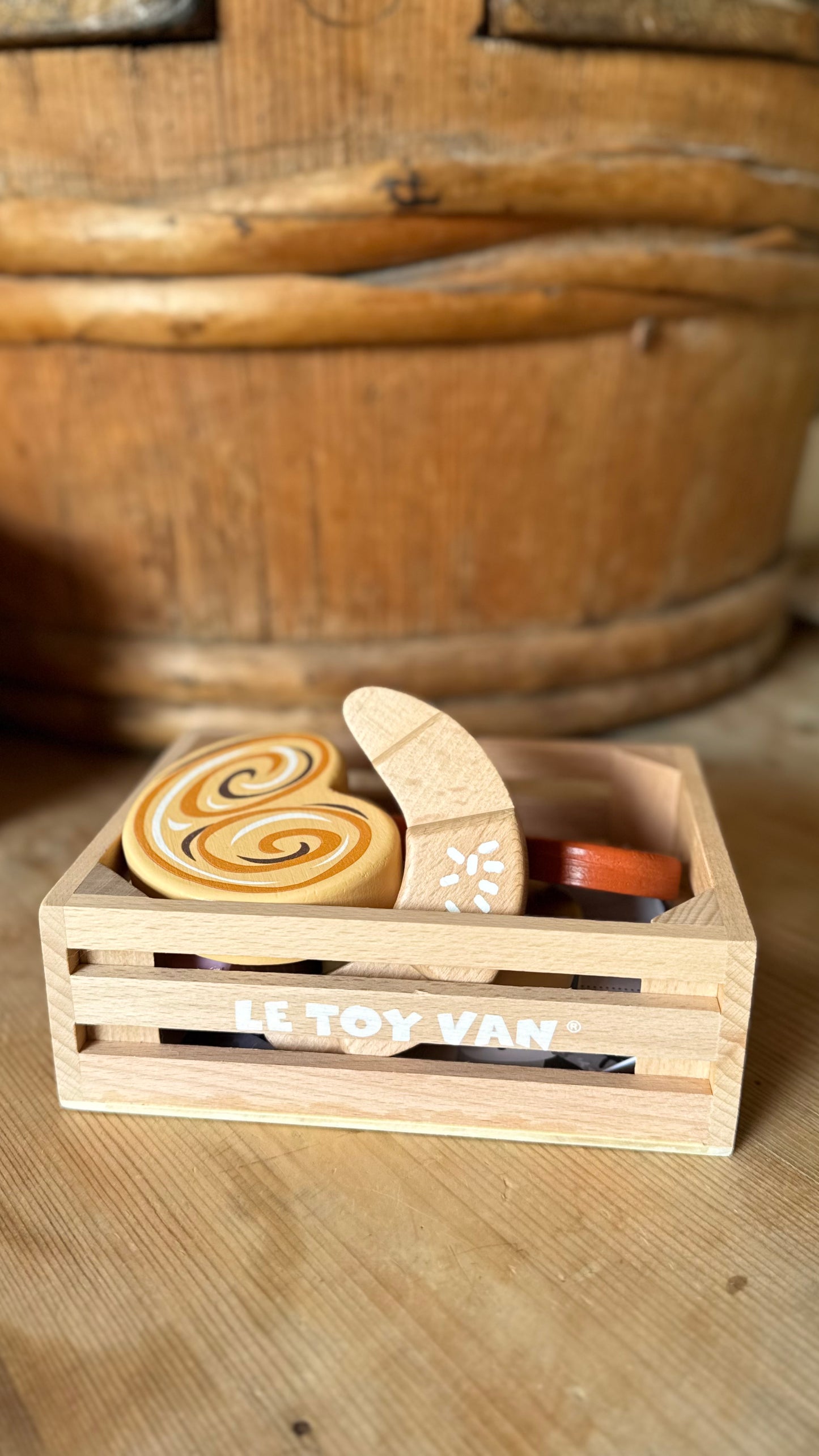 Bakery Wooden Market Crate