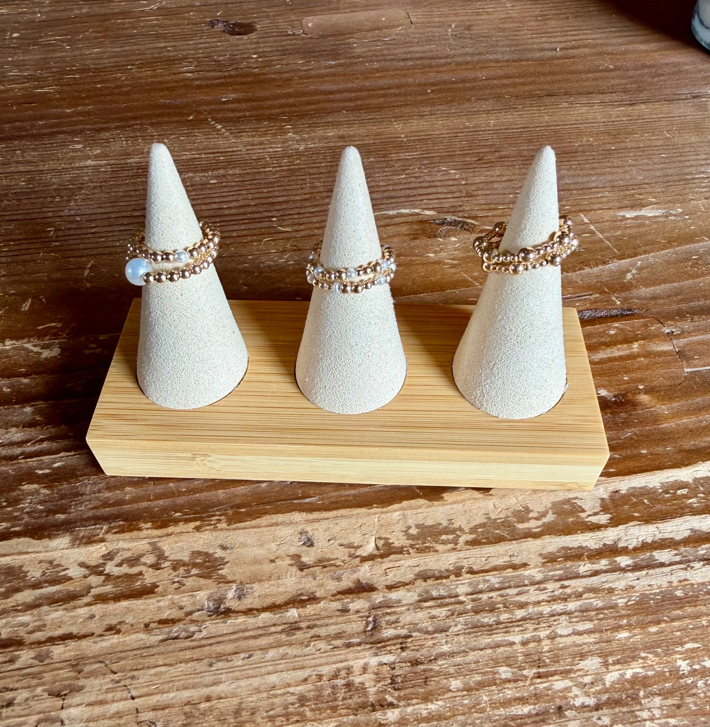 Beaded Stretchy Ring