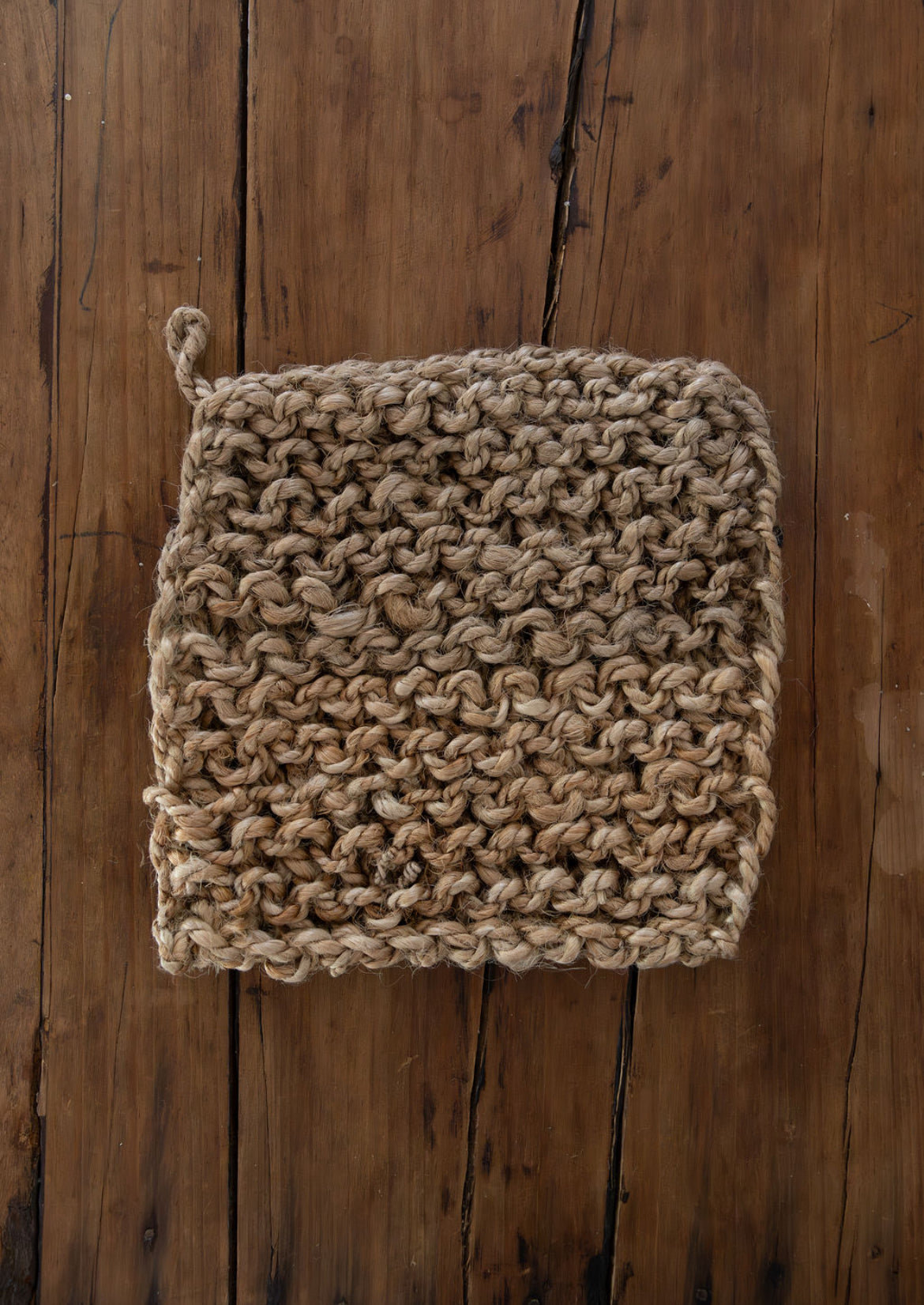 Jute Crocheted Pot Holder