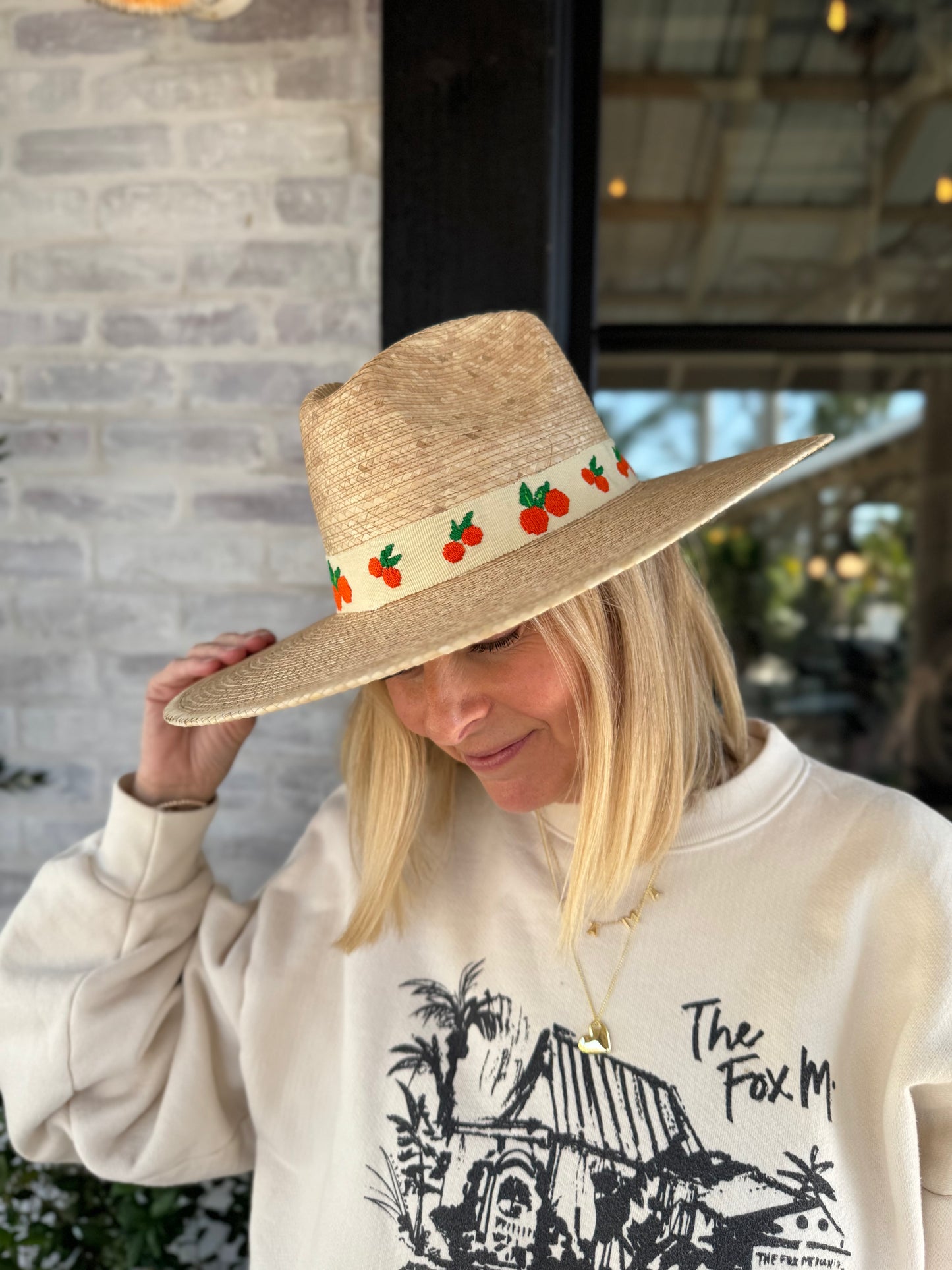 Oranges Palm Hat