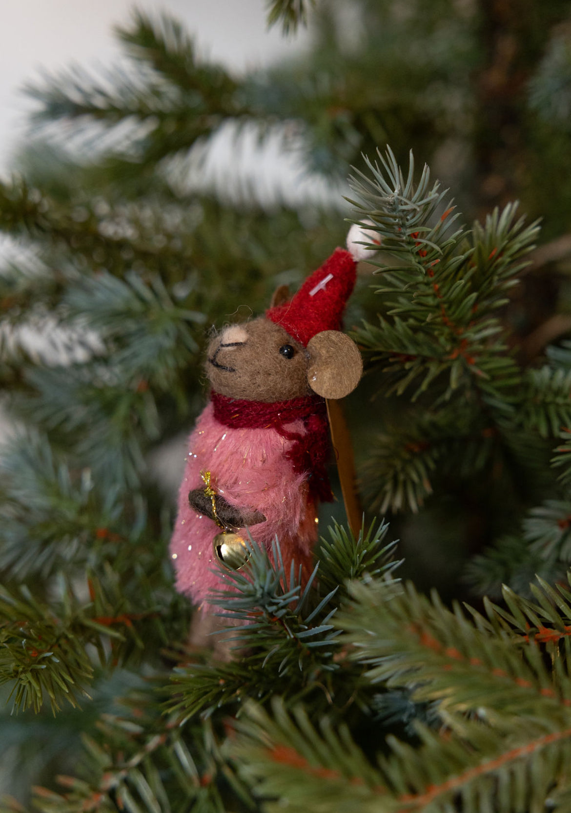 Wool Felt Mouse with Sweater, 3 Styles