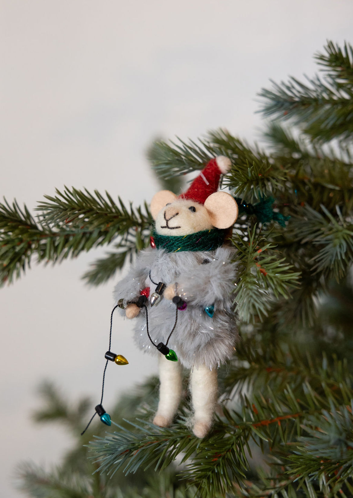 Wool Felt Mouse with Sweater, 3 Styles