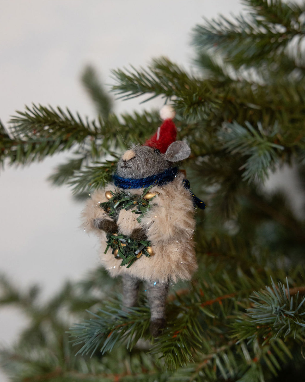 Wool Felt Mouse with Sweater, 3 Styles