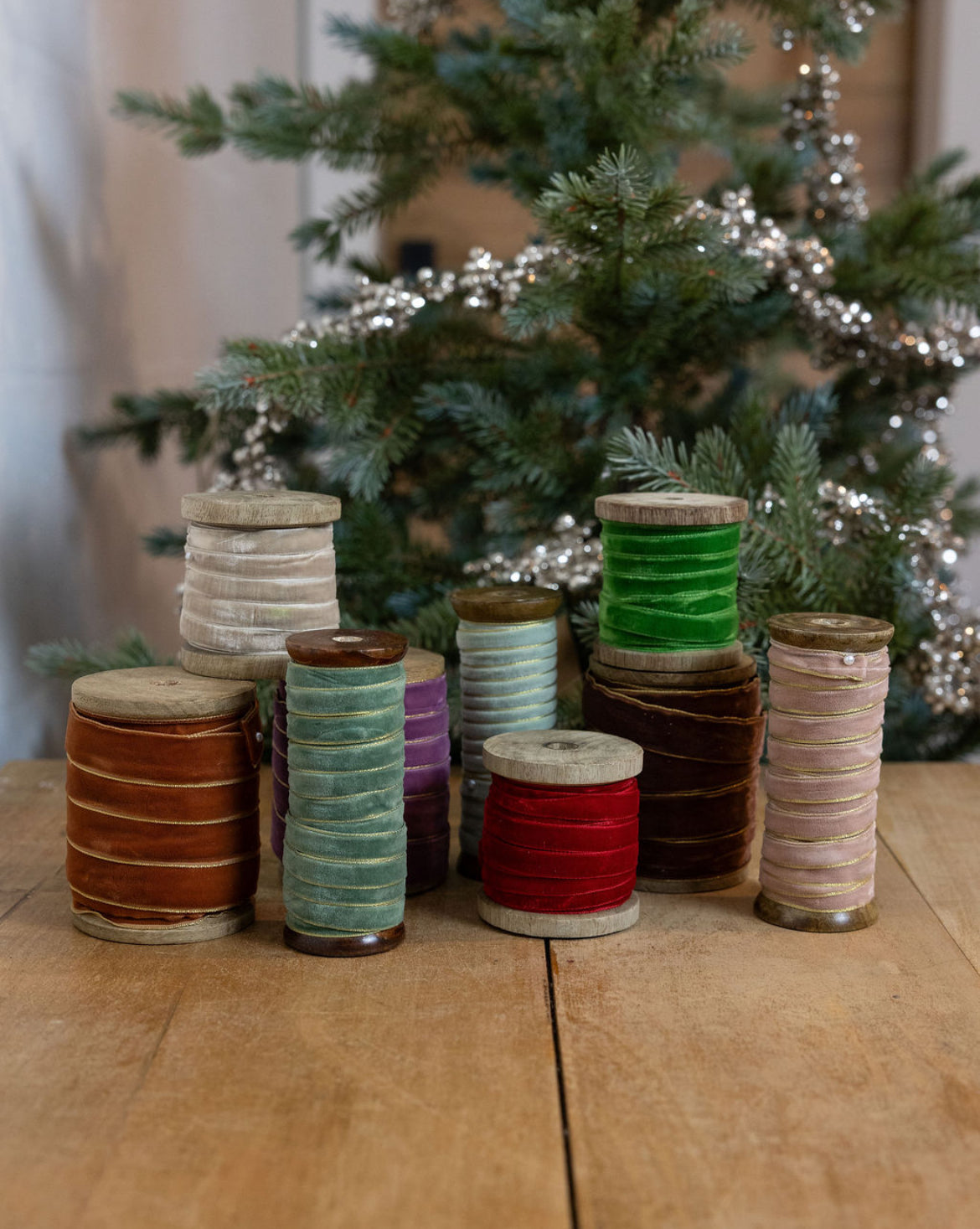 Holiday Velvet Ribbon, 9 Colors