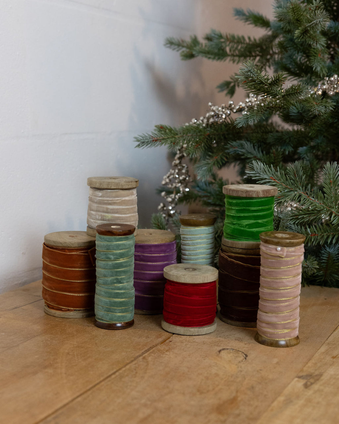 Holiday Velvet Ribbon, 9 Colors