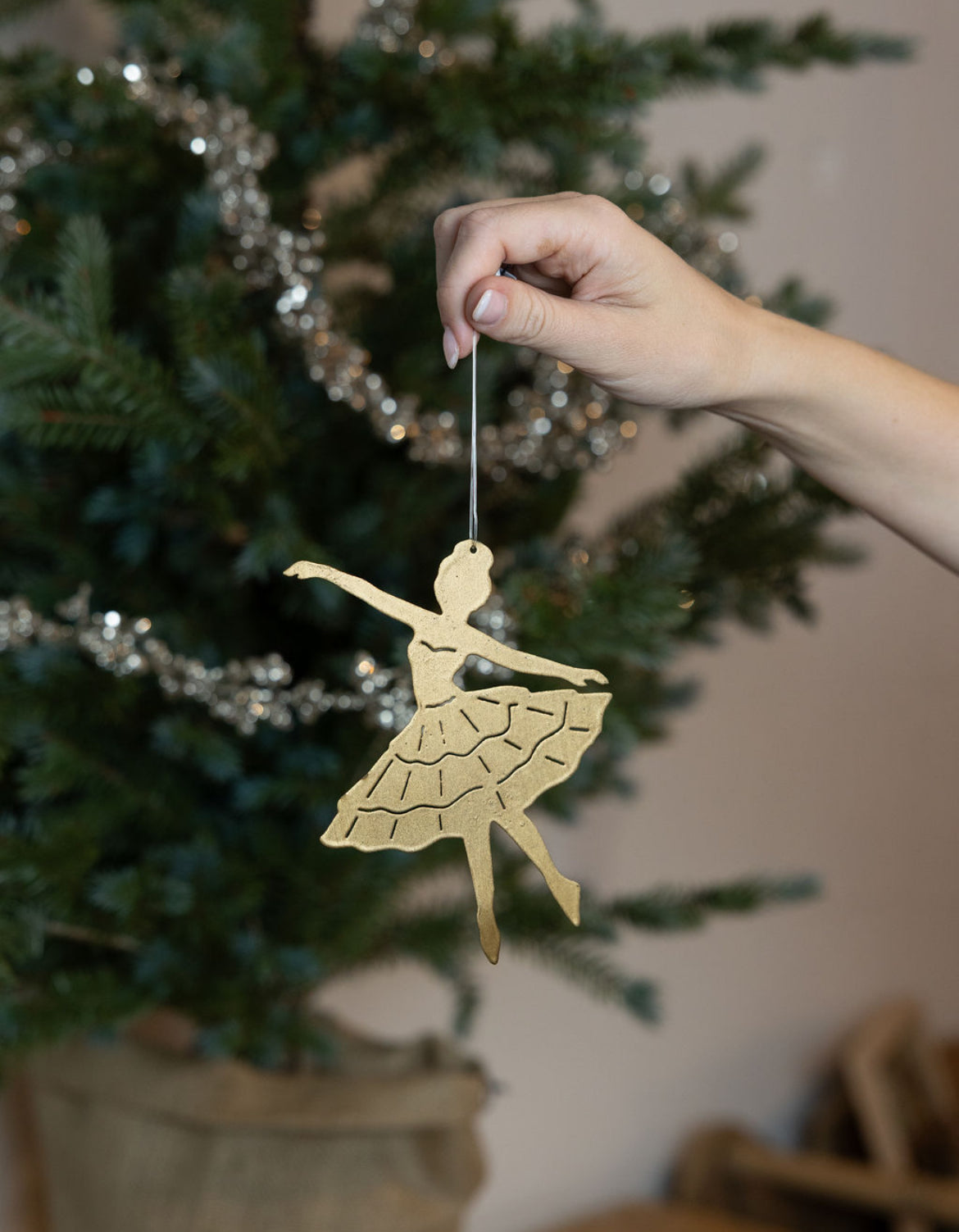 Assorted Metal Ballerina Ornament