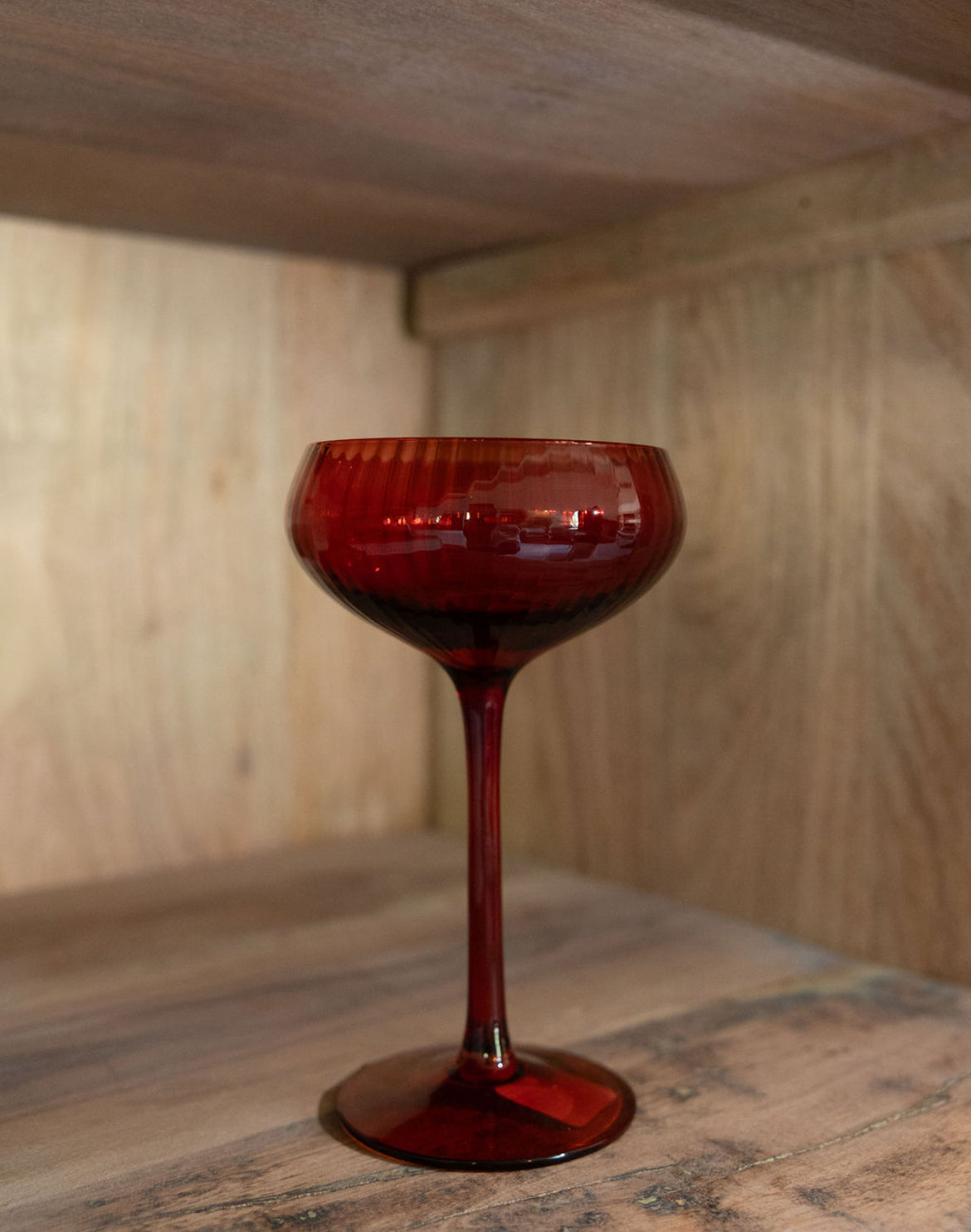 Stemmed Champagne Coupe, 4 Colors