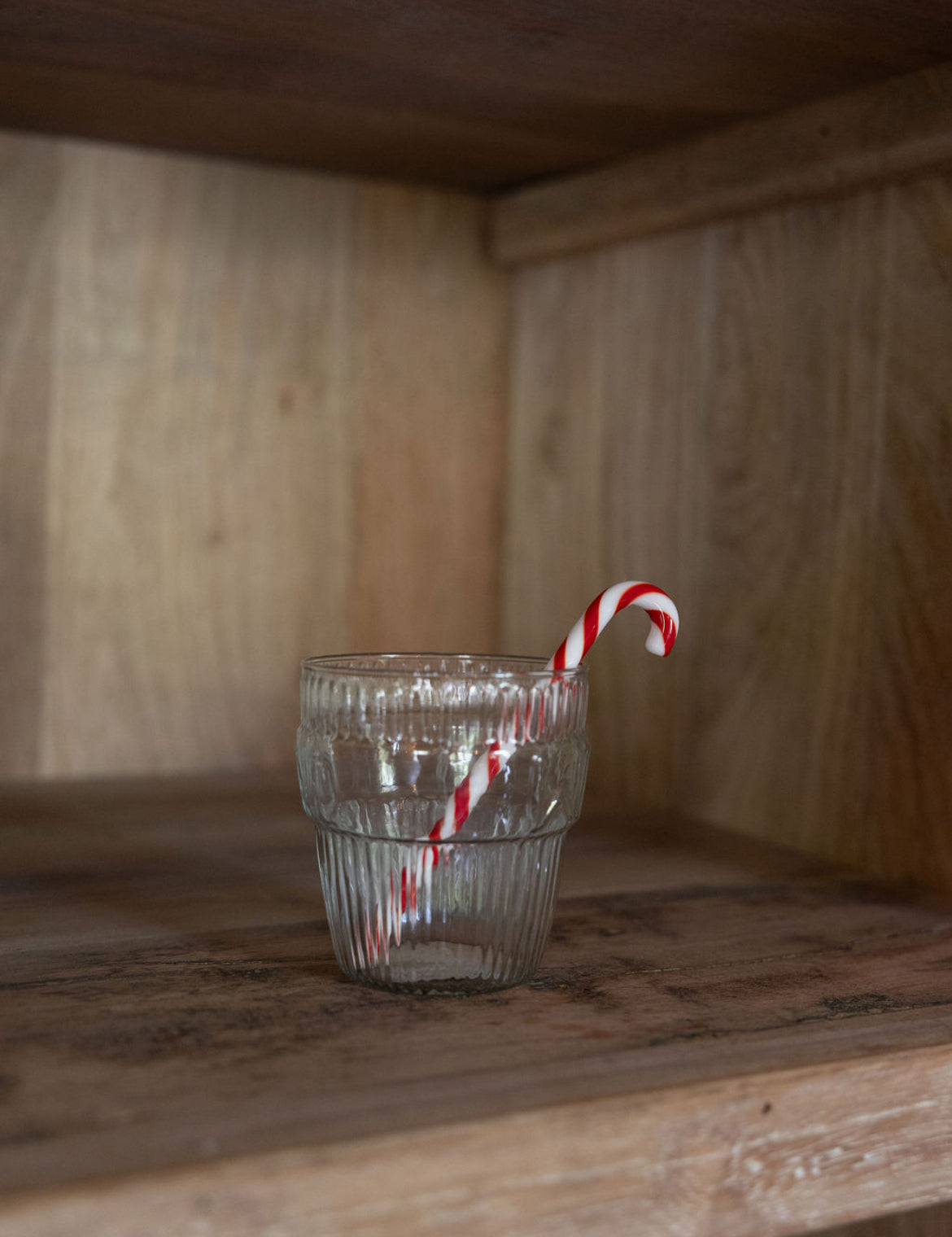Glass Candy Cane Stir Sticks, Set of 6