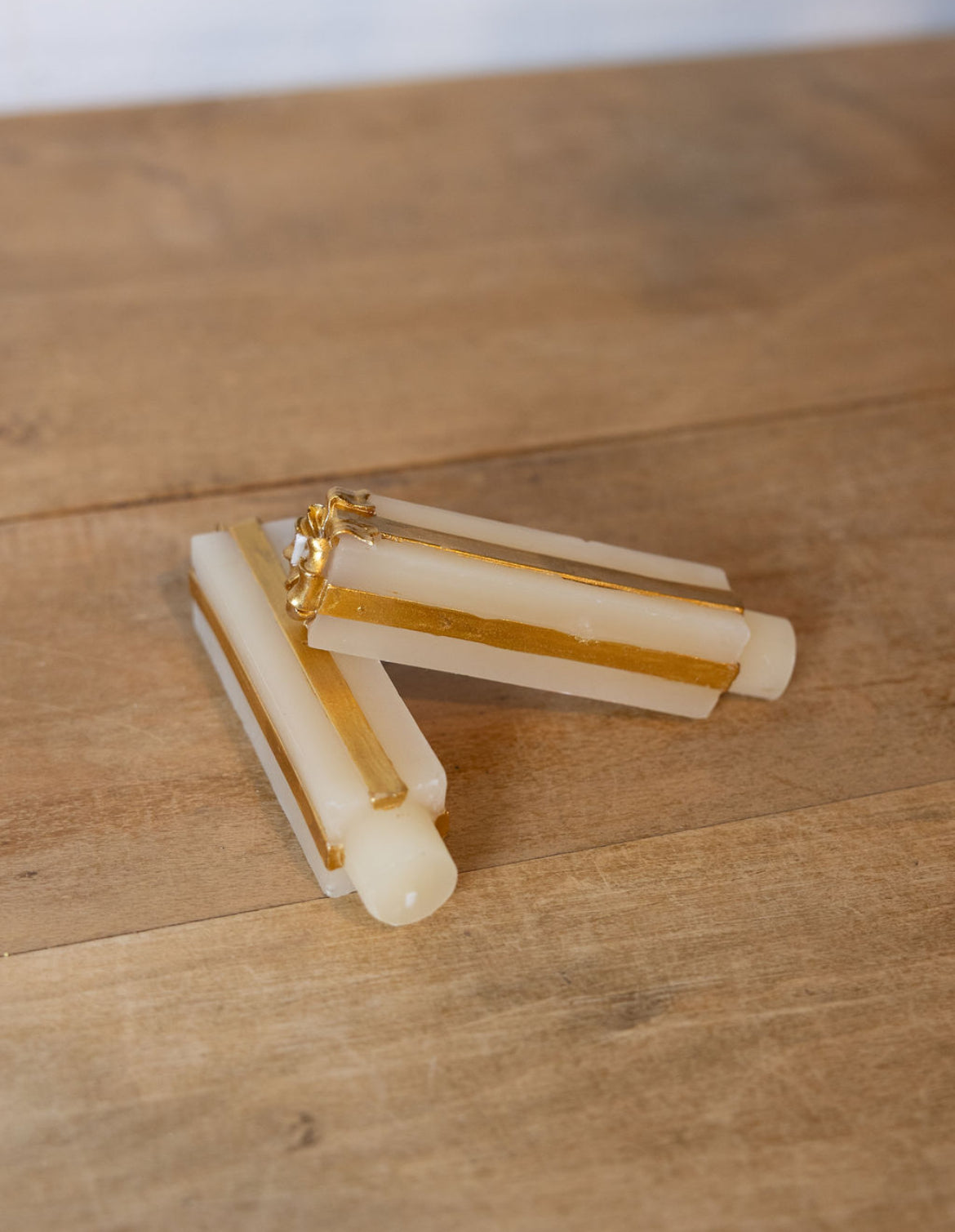 Mini Present Taper Candles, Set of 2