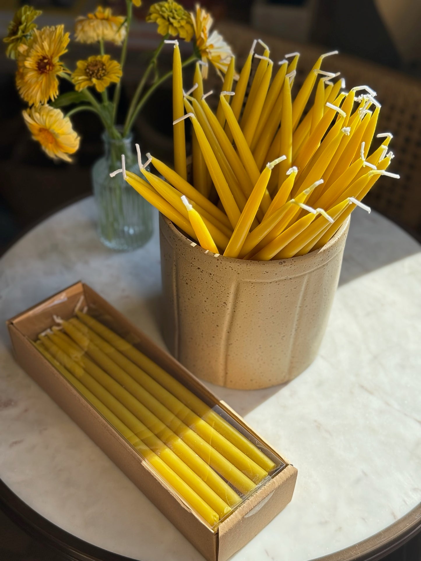 Petite Thin Taper Candle, 3 Colors