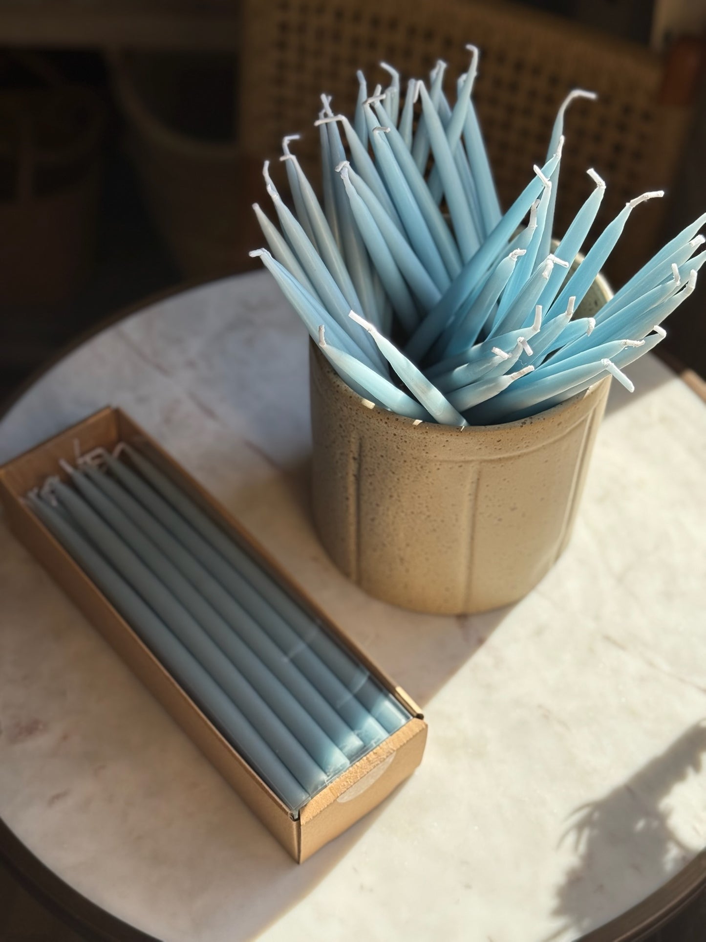 Petite Thin Taper Candle, 3 Colors