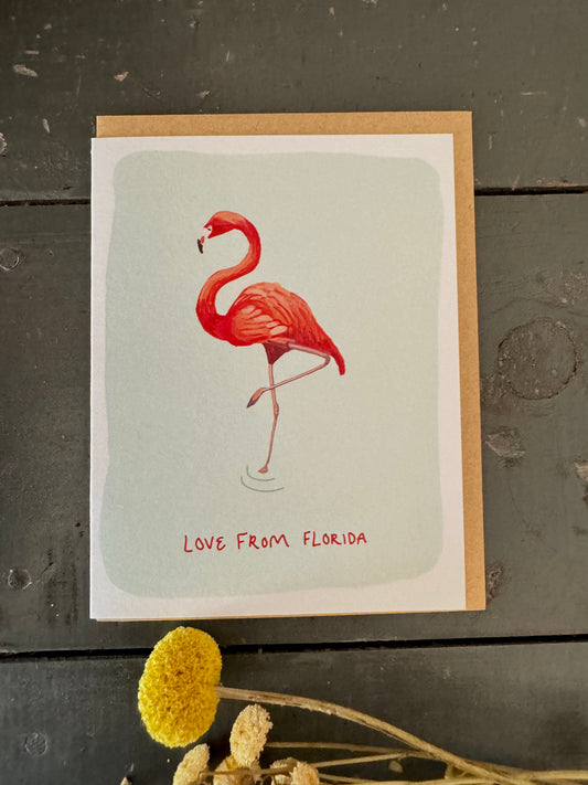 "Love from Florida" Notecard