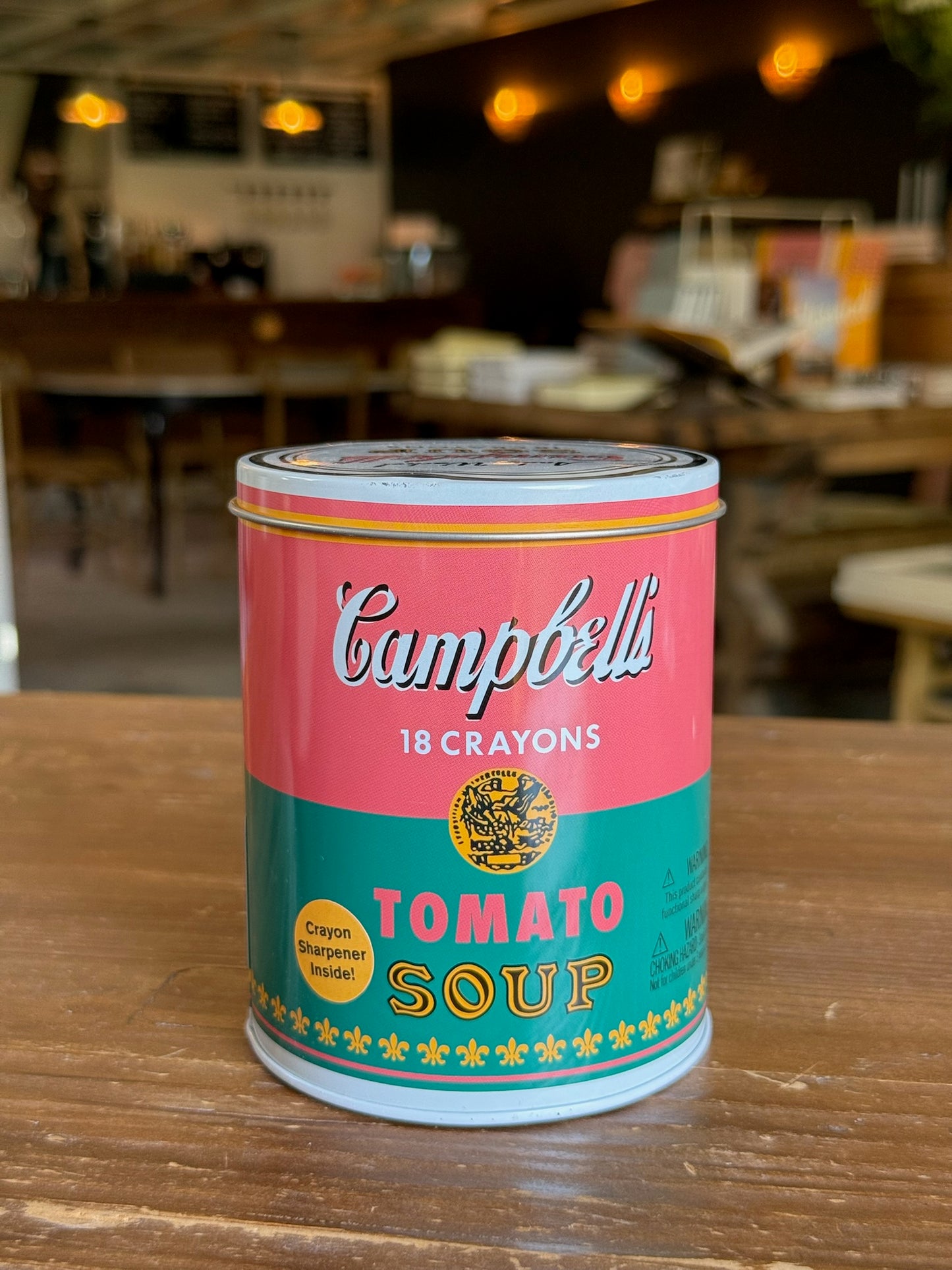 Andy Warhol Soup Can Crayons