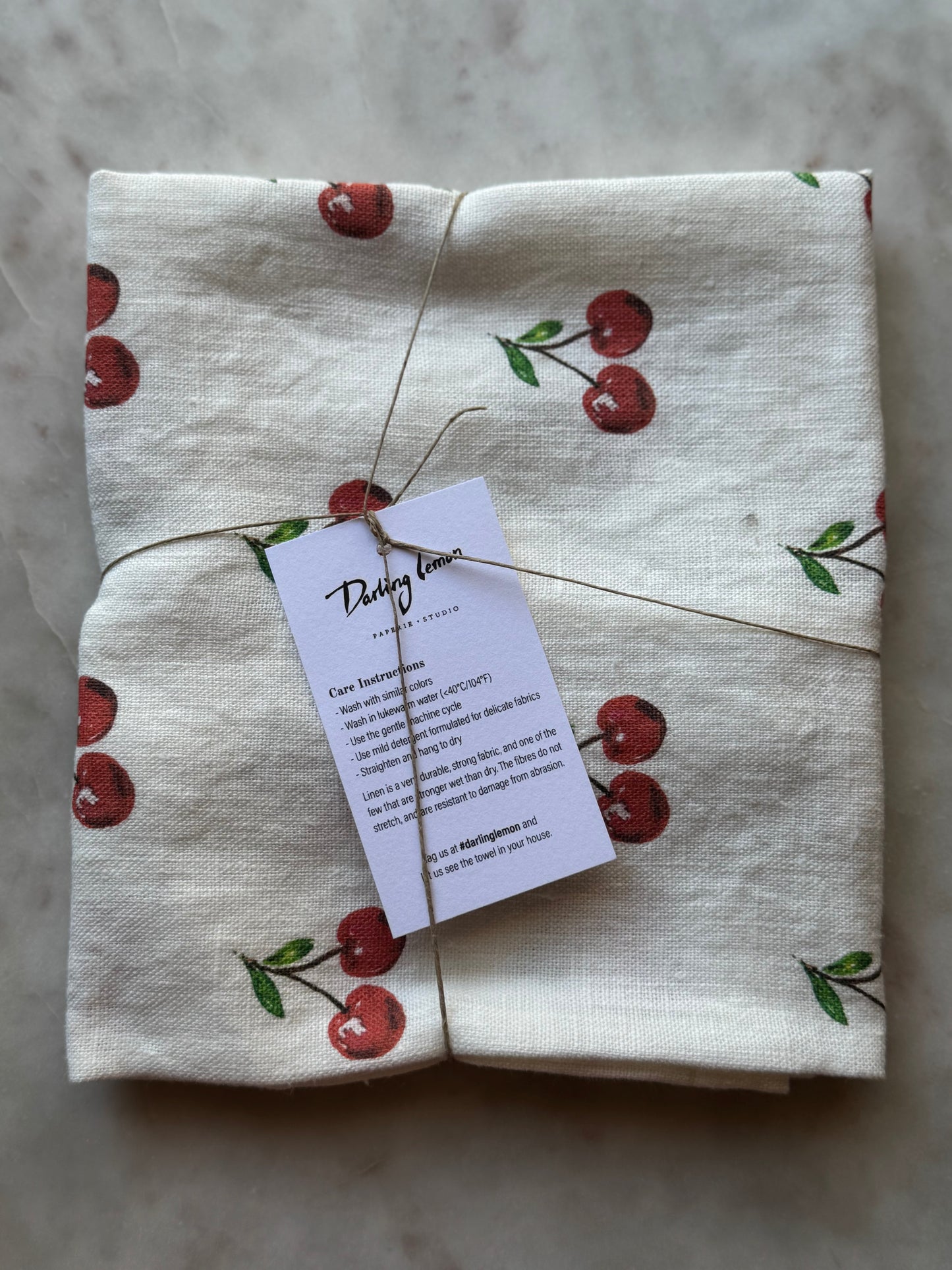 Cherries Kitchen Towel
