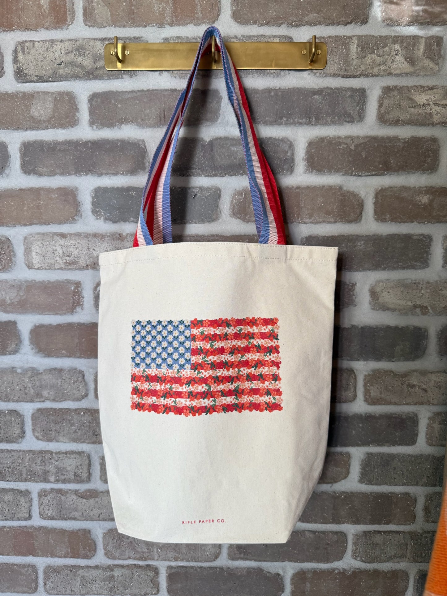 Americana Canvas Tote Bag