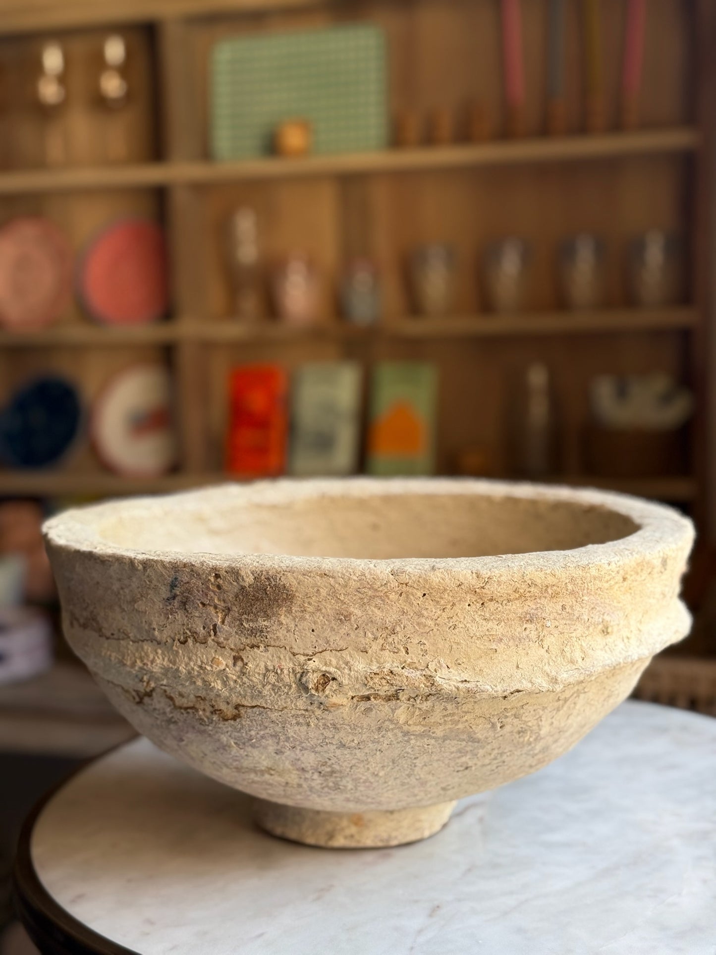 Decorative Paper Mache Bowl