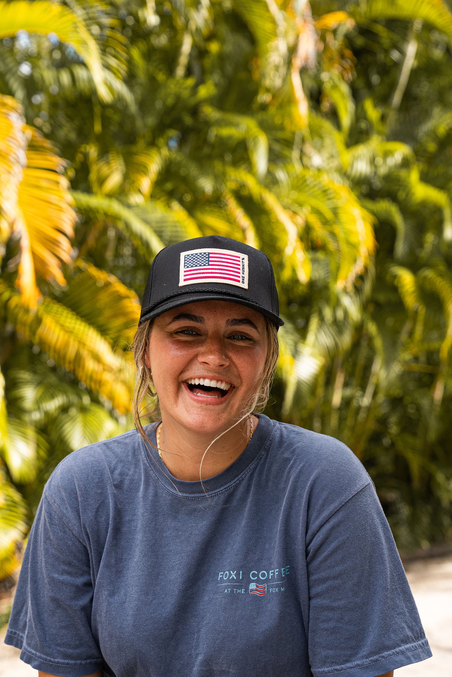 USA Flag Trucker Hat