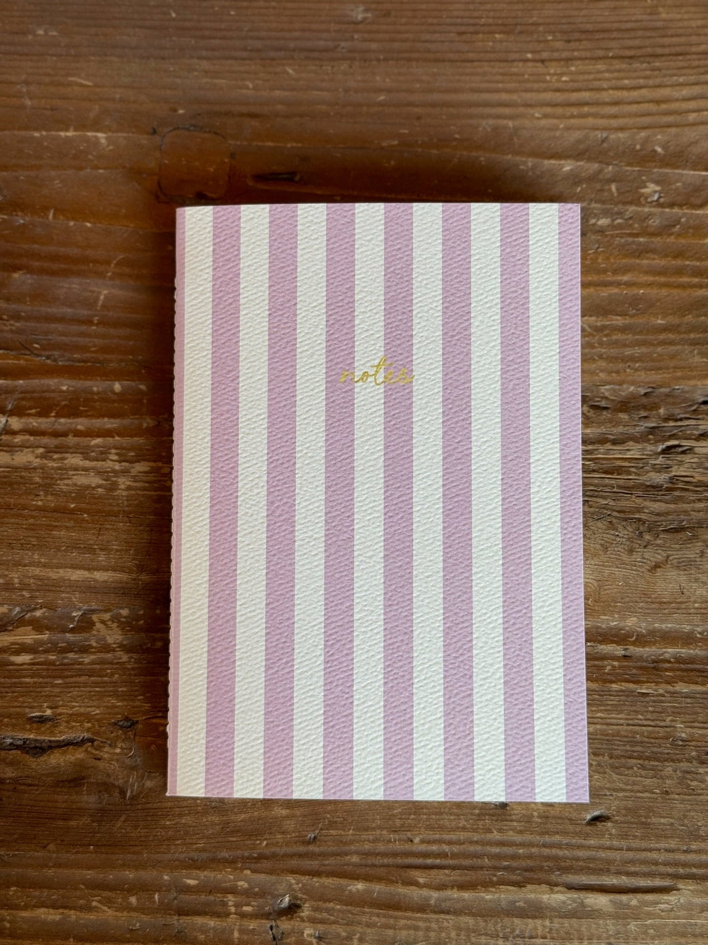 Striped Notebook, 8 Colors