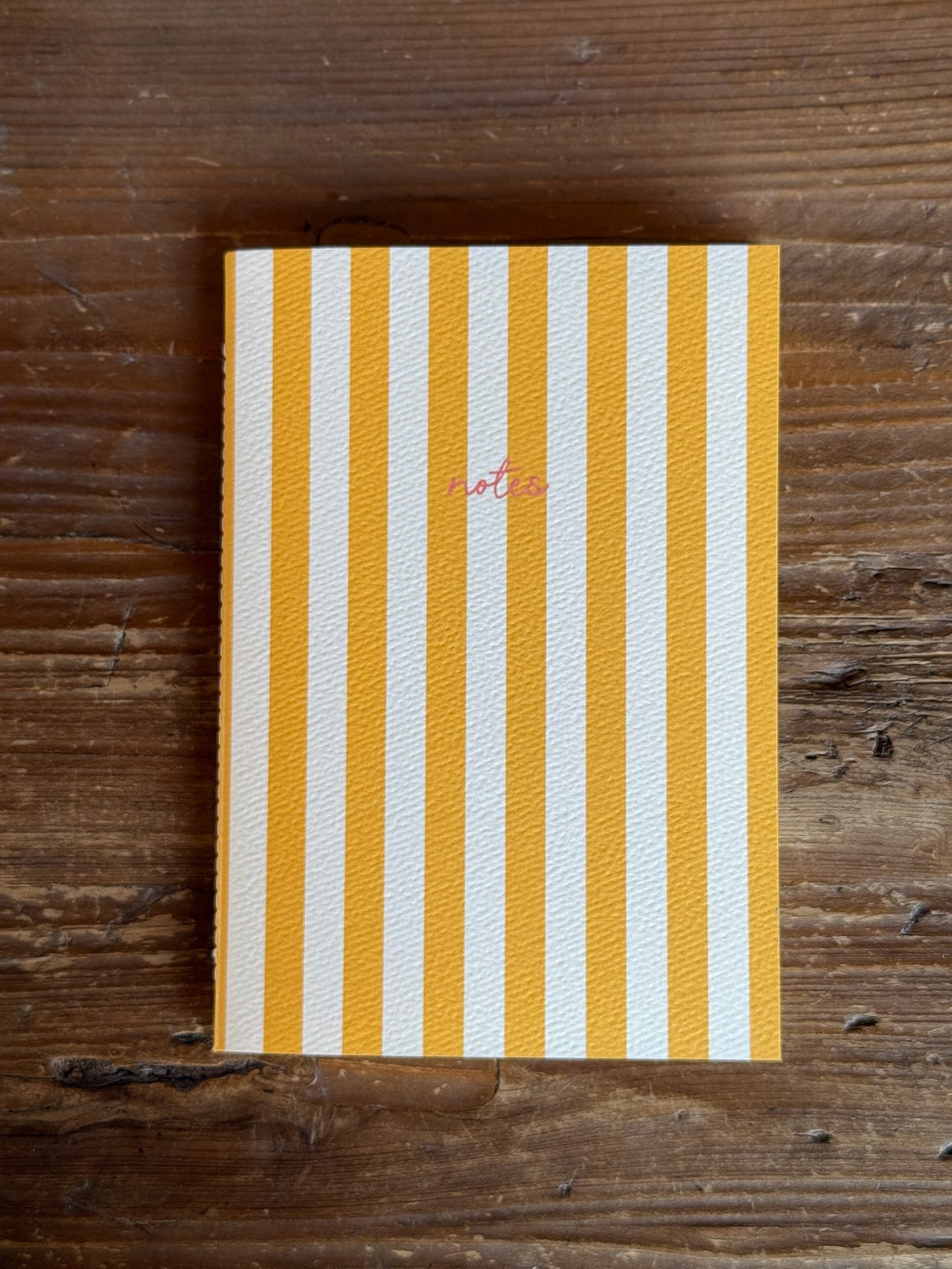 Striped Notebook, 8 Colors