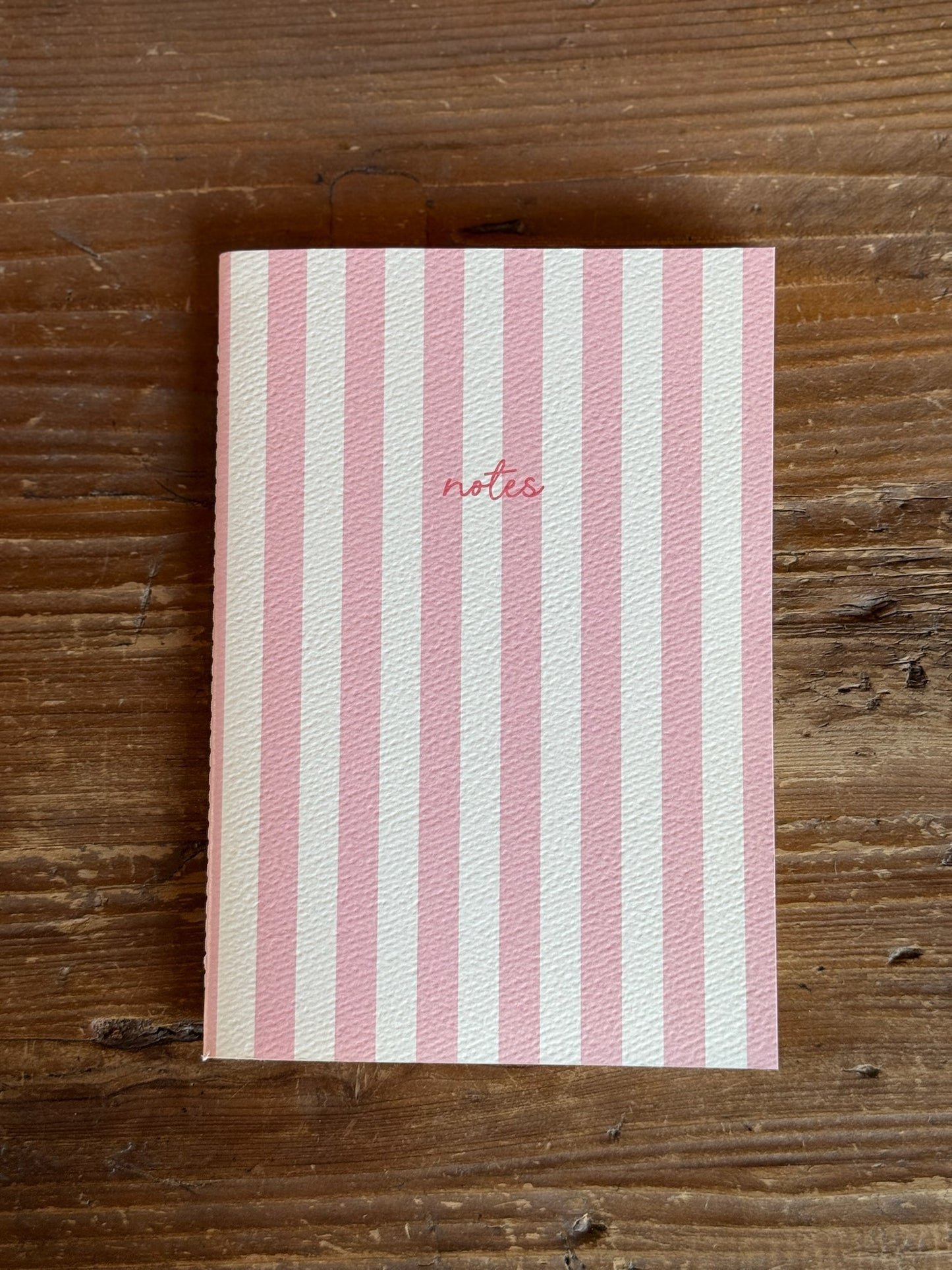 Striped Notebook, 8 Colors