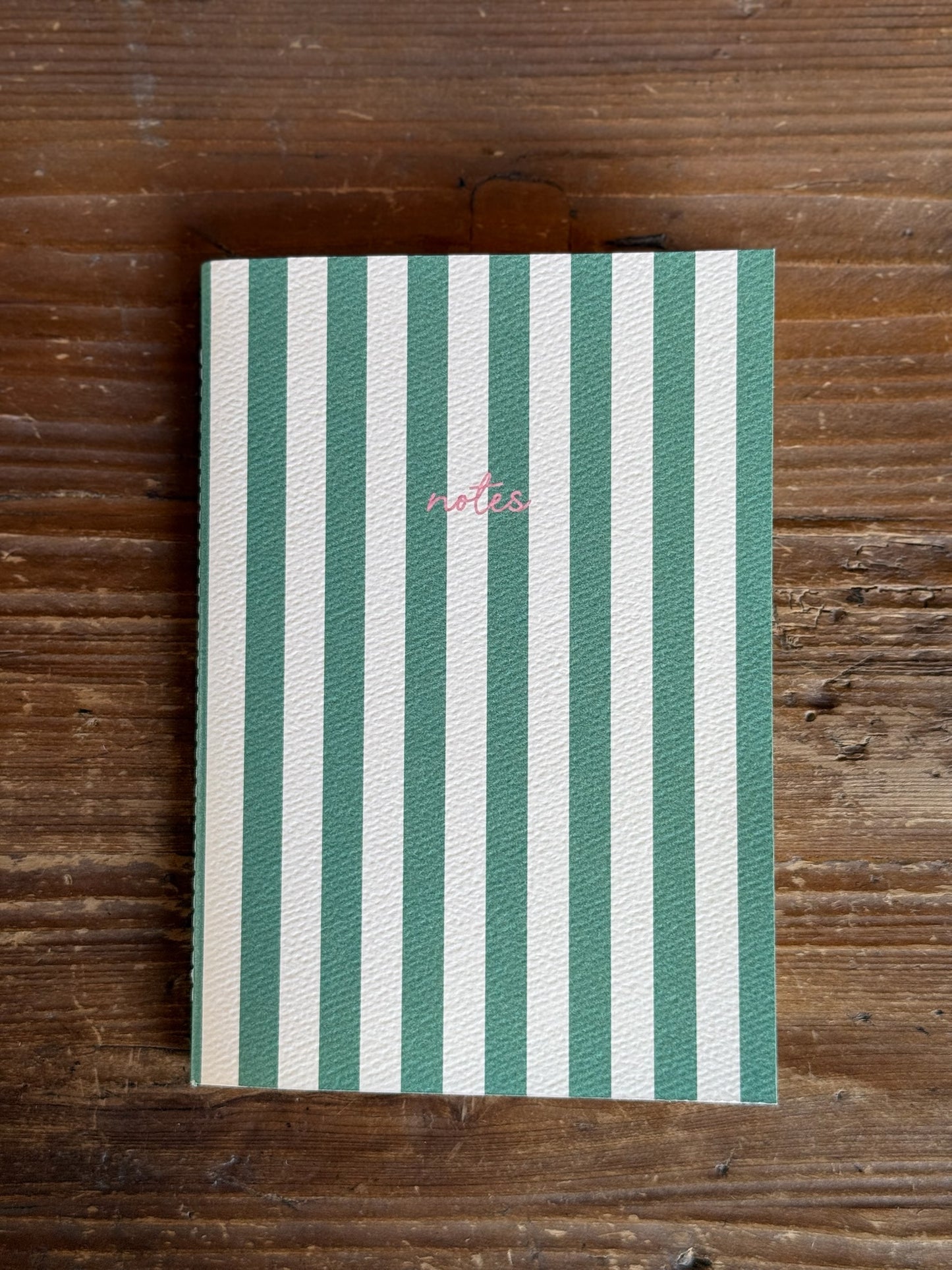 Striped Notebook, 8 Colors