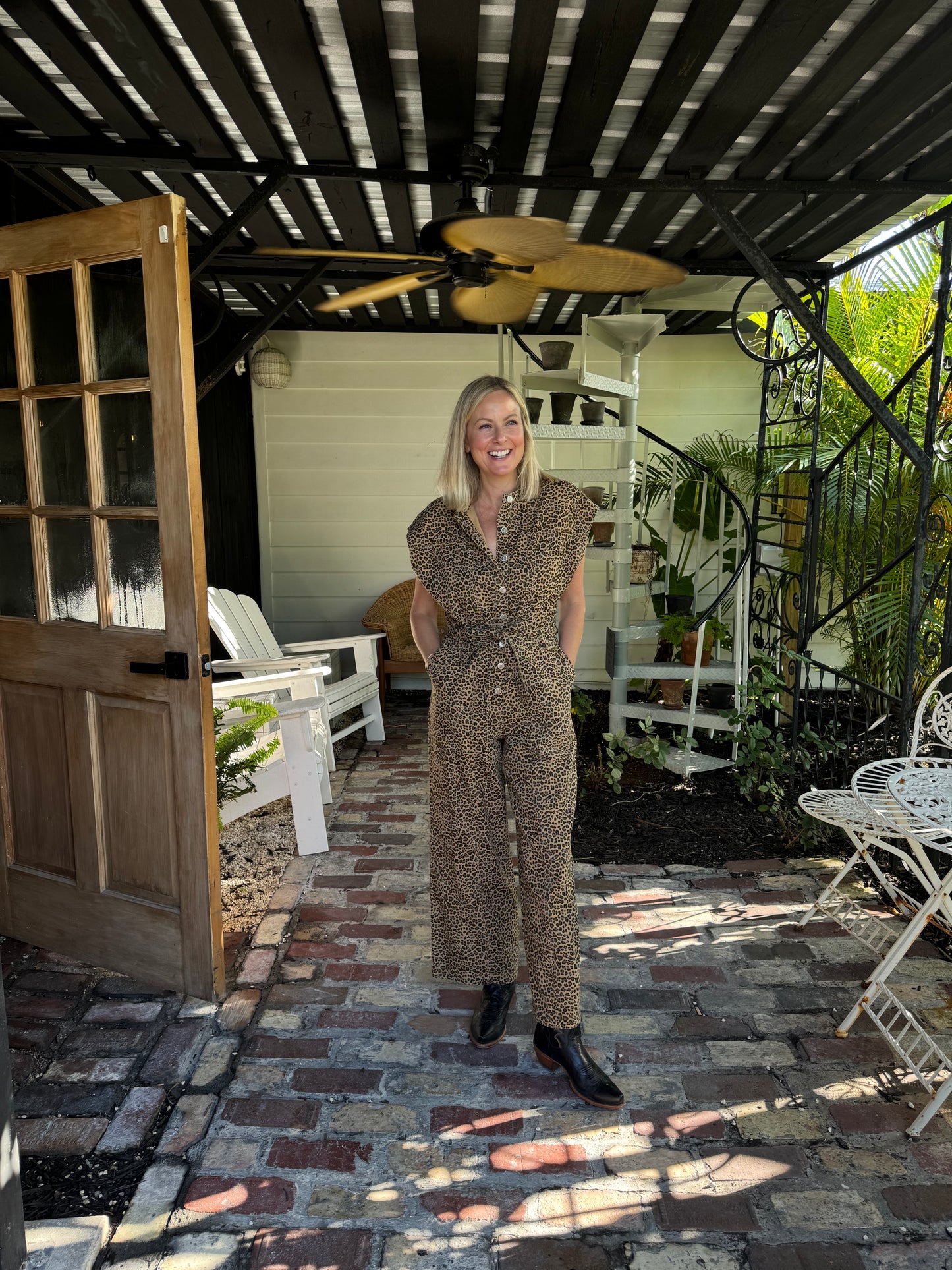 Cheetah Print Jumpsuit