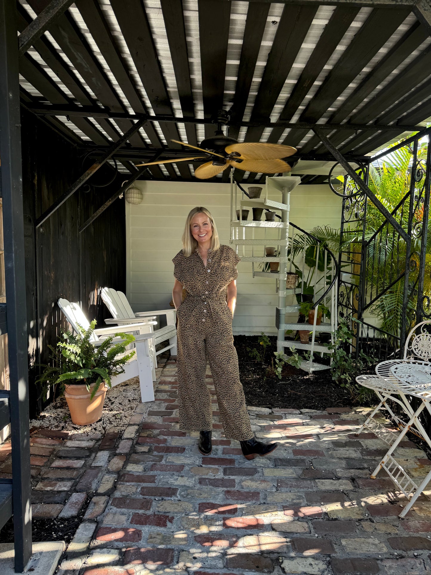 Cheetah Print Jumpsuit