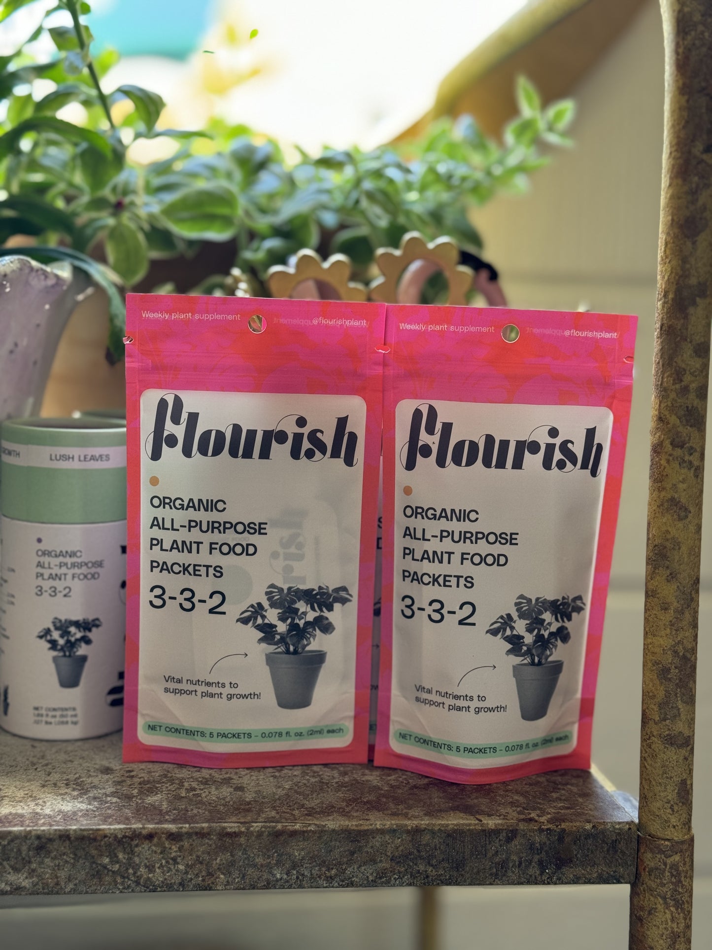 5-Pack Organic Plant Food Pouches