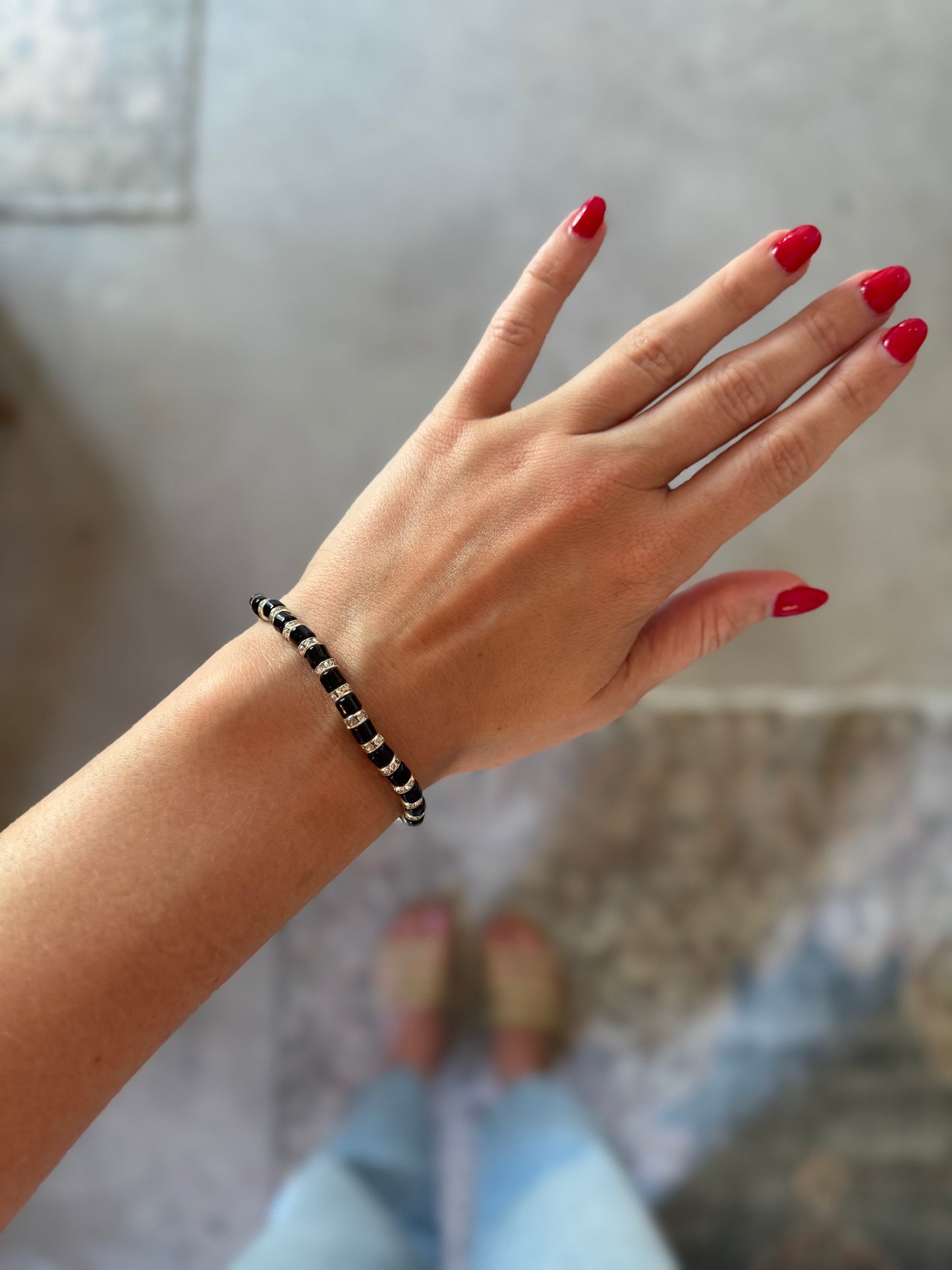 Round Enamel Bracelets, 5 Styles