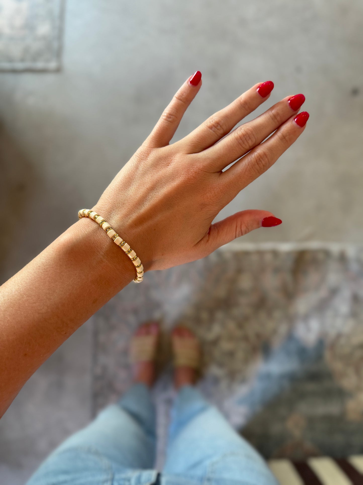 Round Enamel Bracelets, 5 Styles