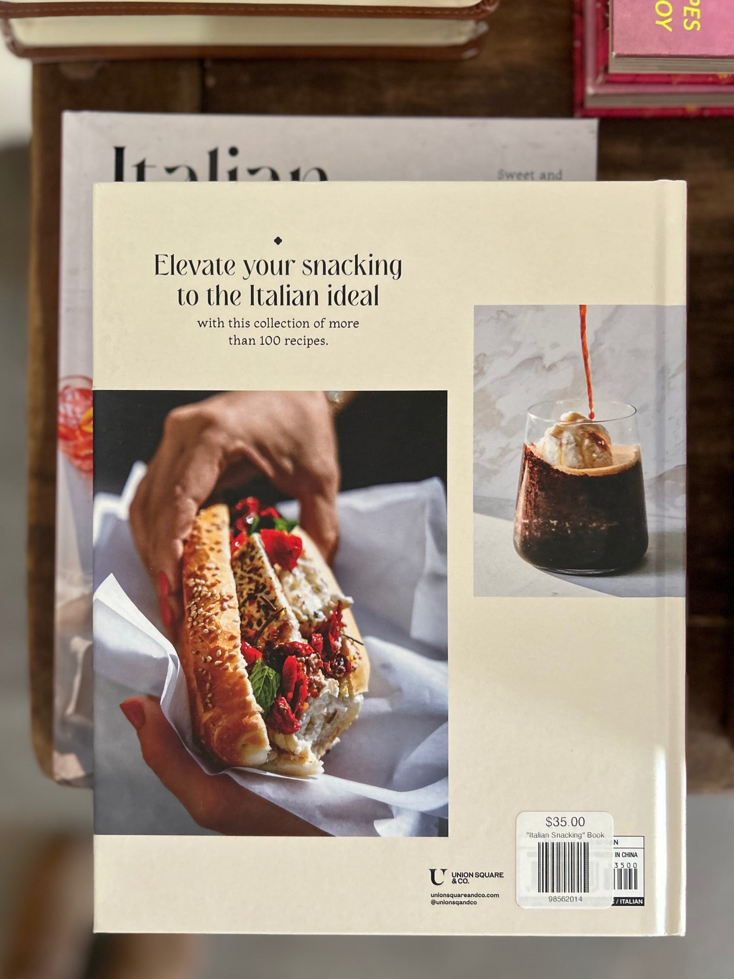 "Italian Snacking" Book