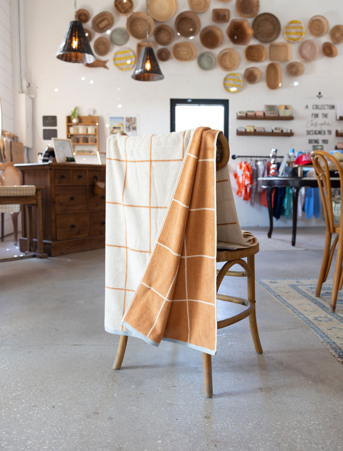 Sunbaked Grid Towel