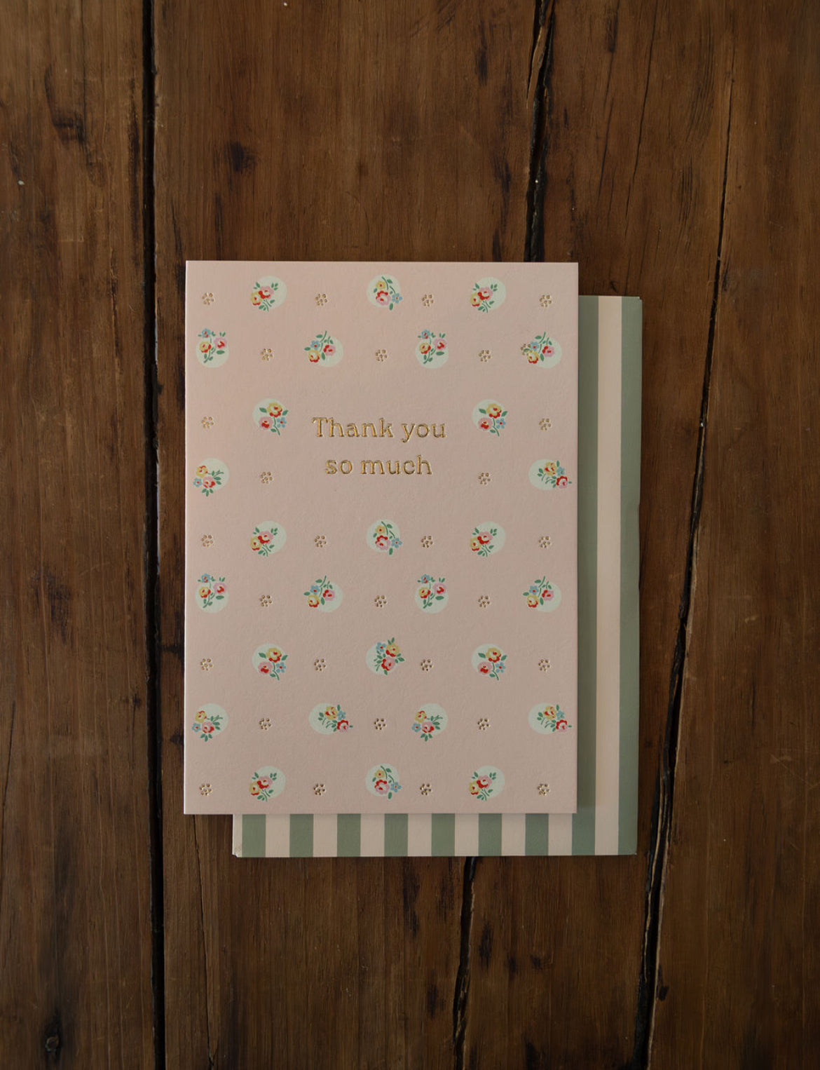 Polka Dot Thank You Card