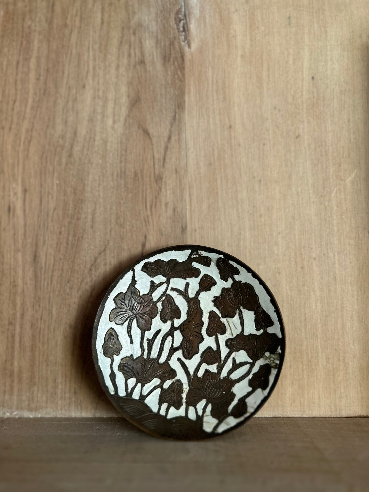 Vintage Floral Dish