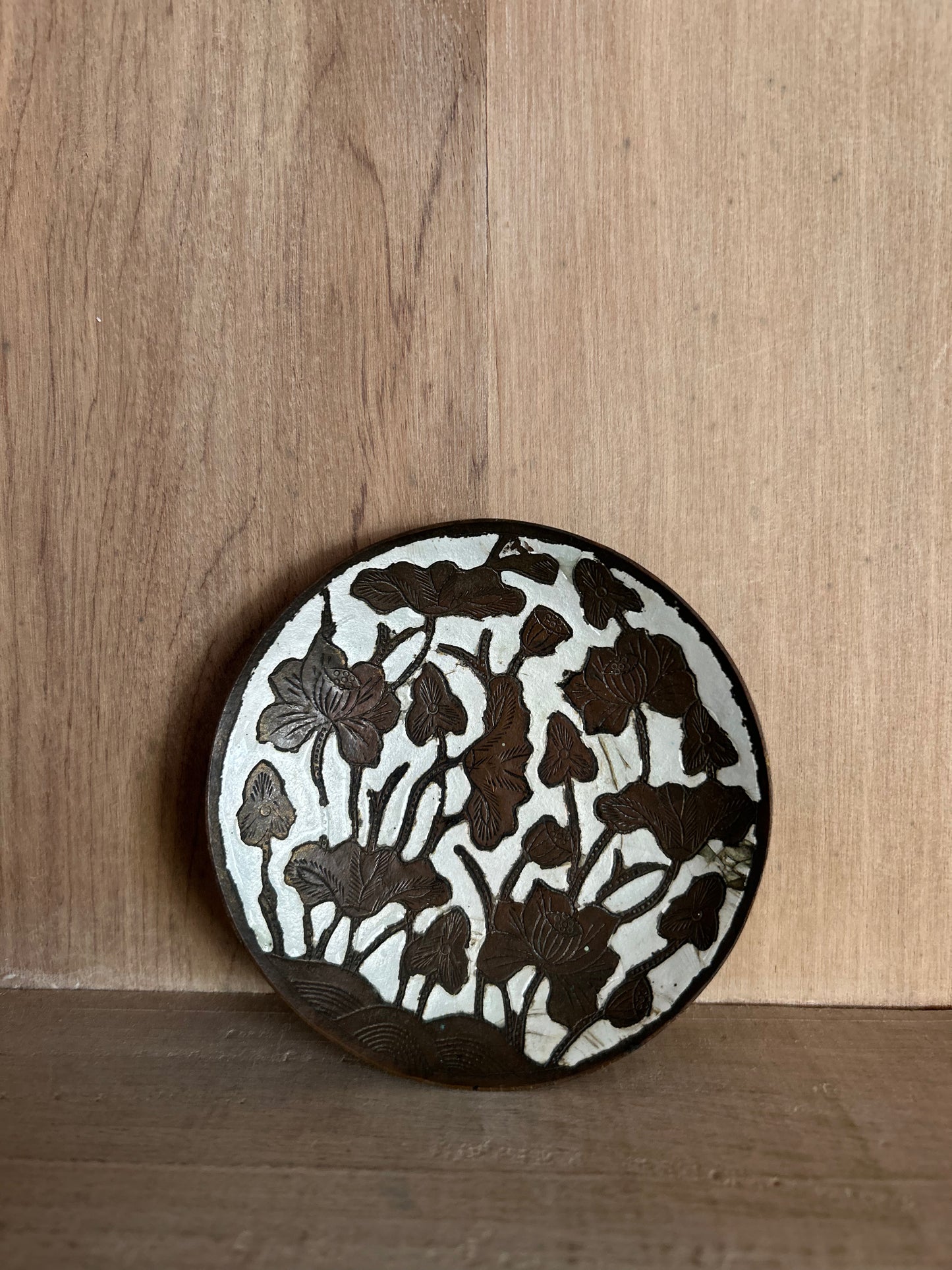Vintage Floral Dish
