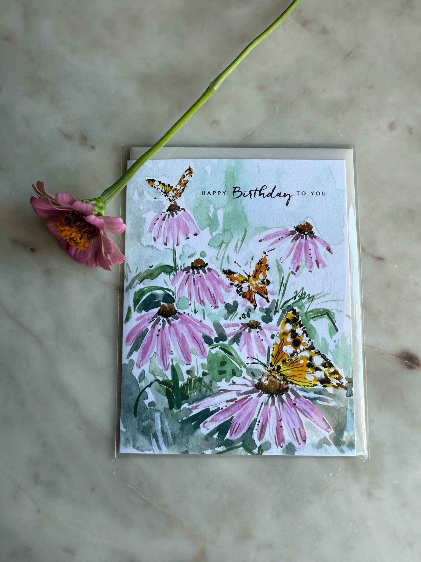 Butterflies Birthday Card
