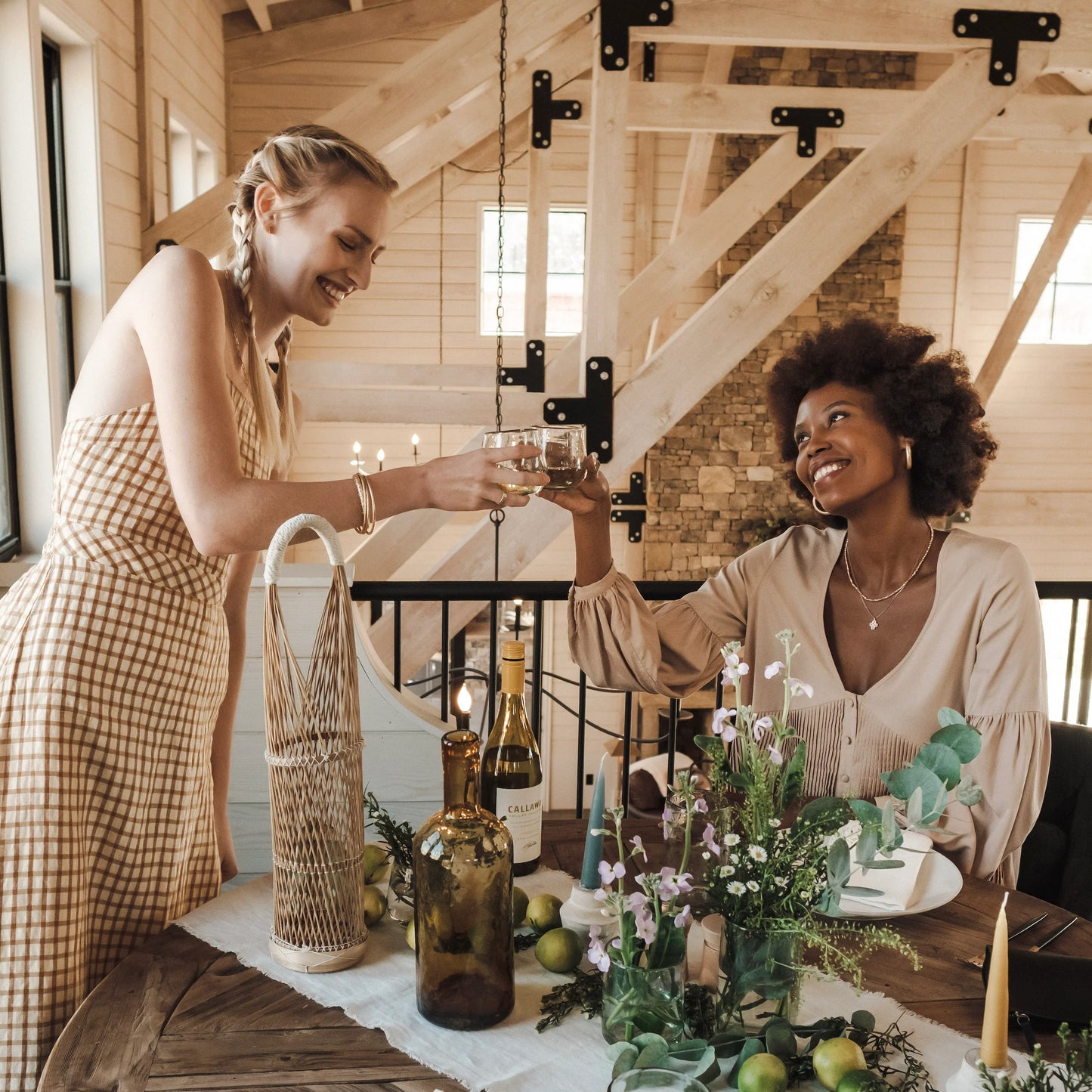 Julieta Bamboo Bottle Carrier