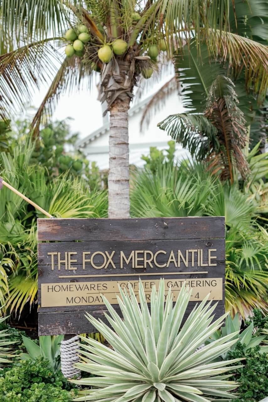 The Fox Mercantile sign