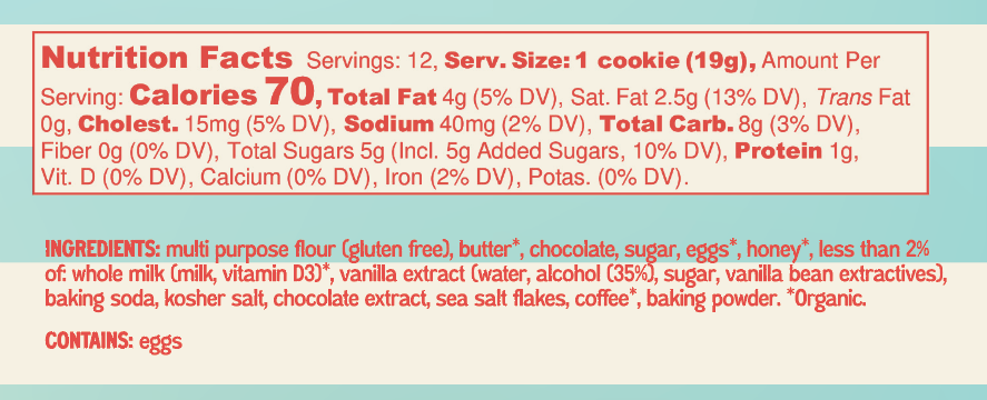 Gluten Free Chocolate Chip Soft Gourmet Mini Cookies