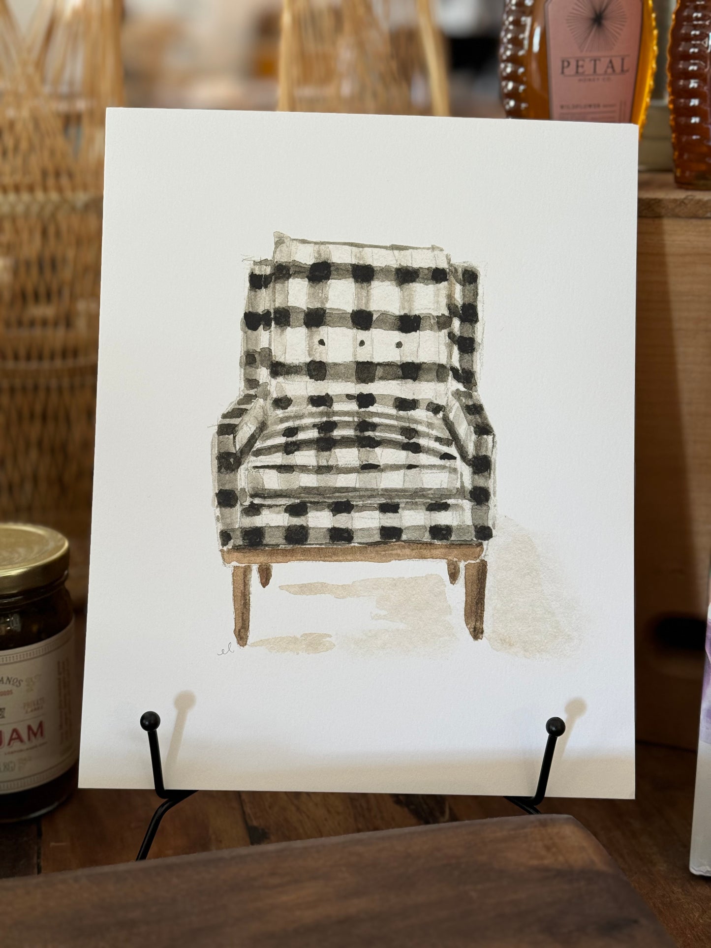 Chair Art  Print (8" x 10")