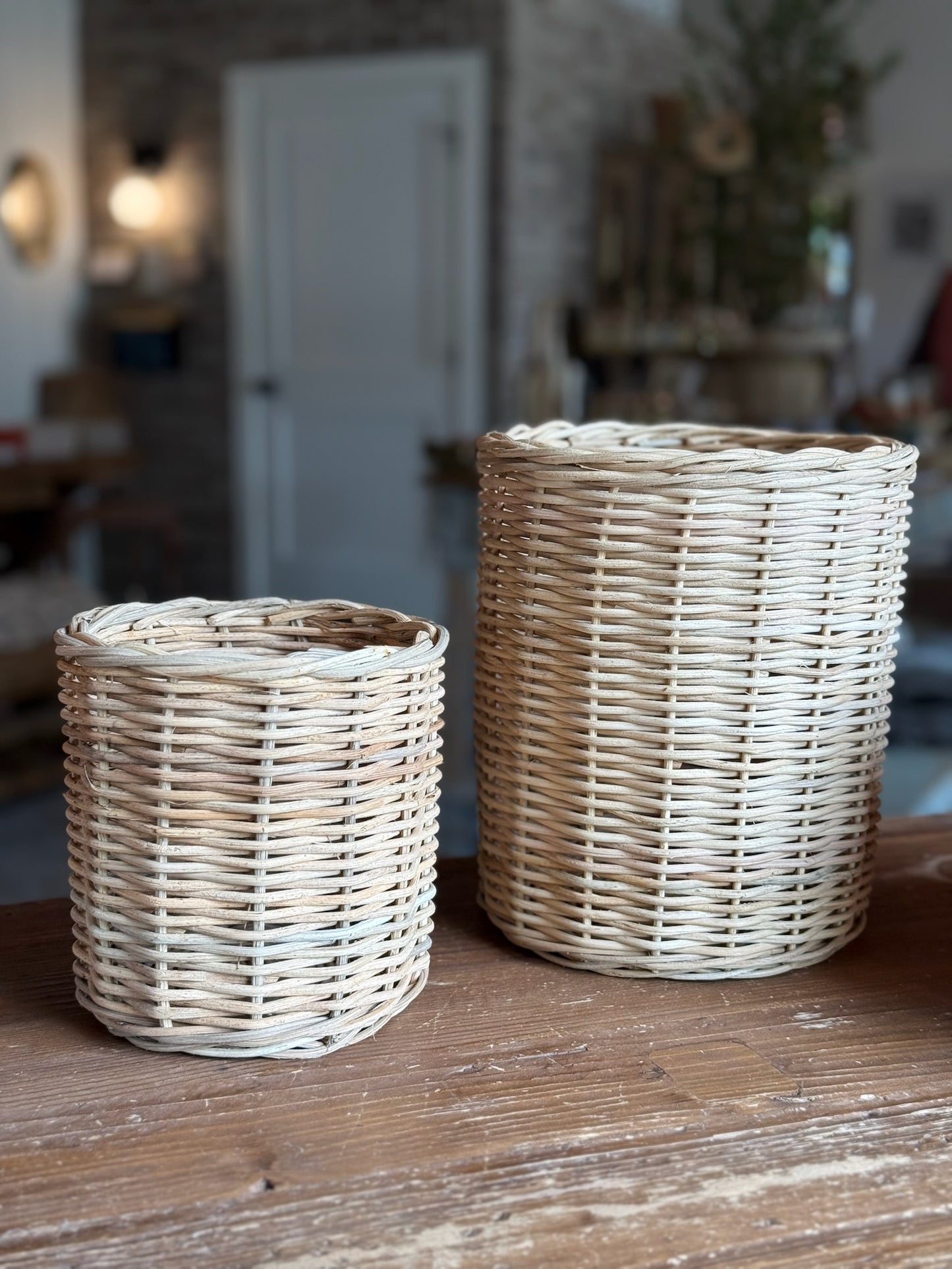 Round Wicker Kitchen Basket, 2 sizes