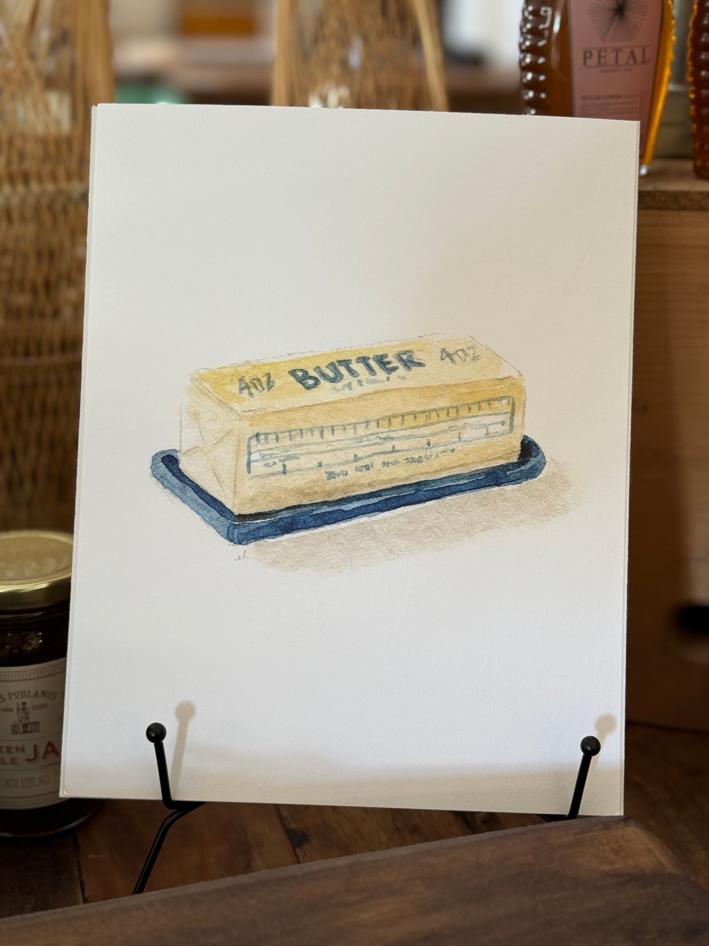 Butter Art Print (8" x 10")