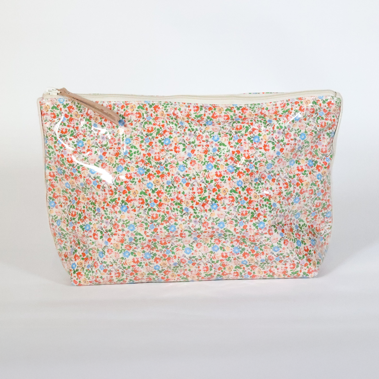 Floral Clear Cosmetic Pouch