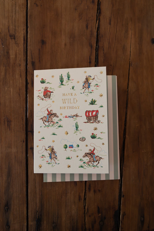 Cowboy Birthday Card