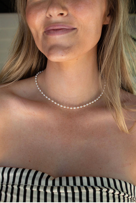 Kennedy | Gold Filled Beaded Necklace